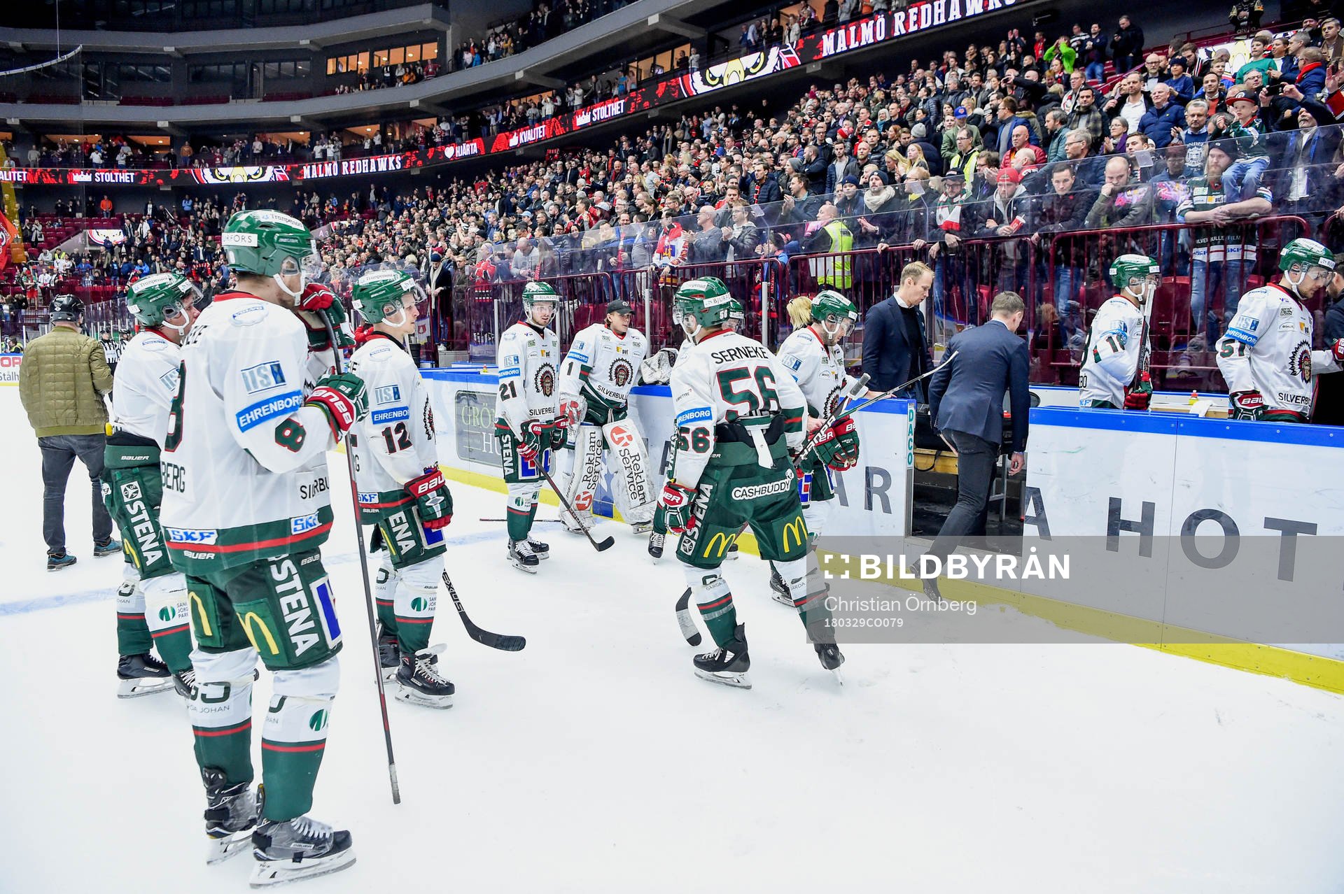Frölundas spelare deppar