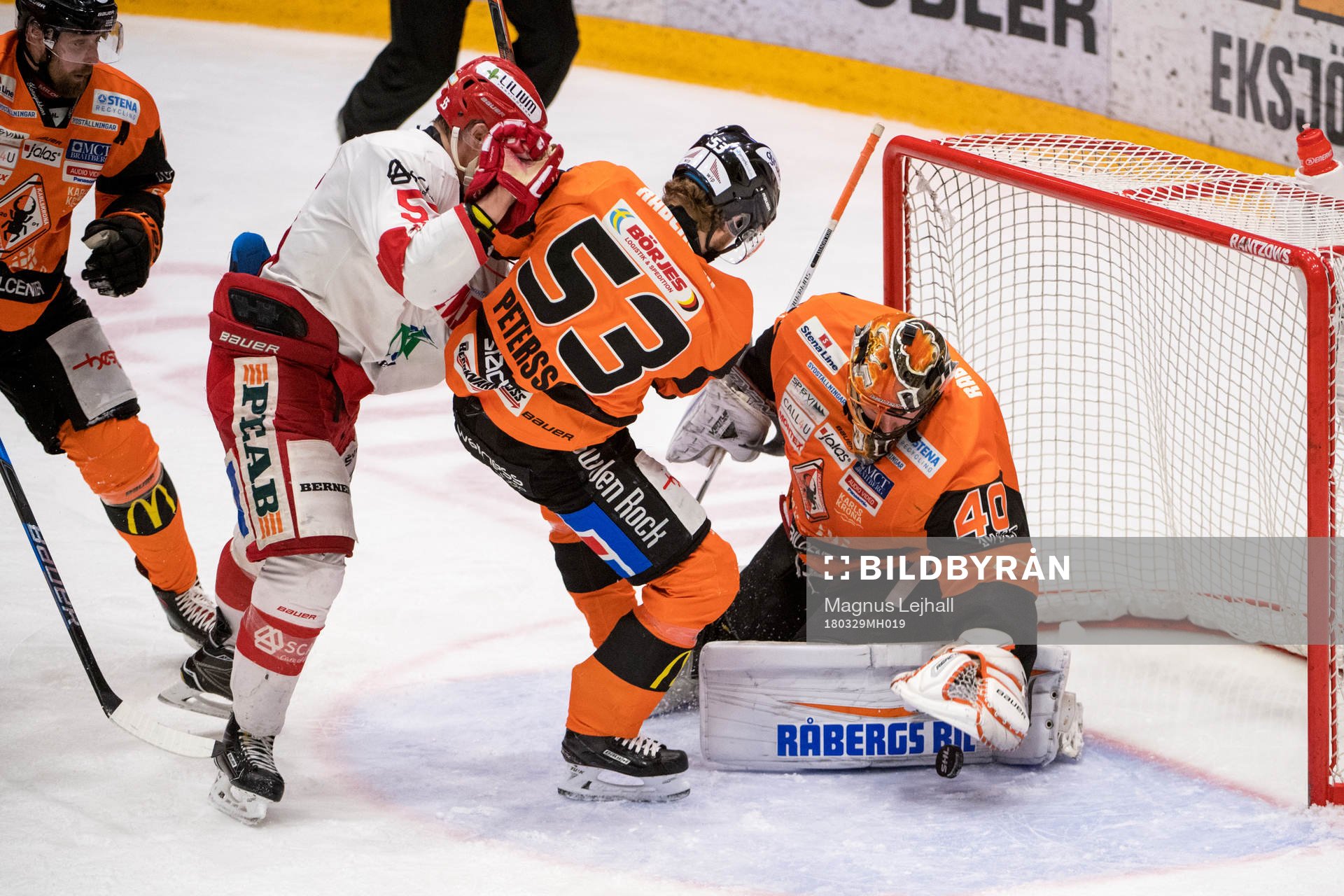 Karlskronas målvakt Johan Holmqvist