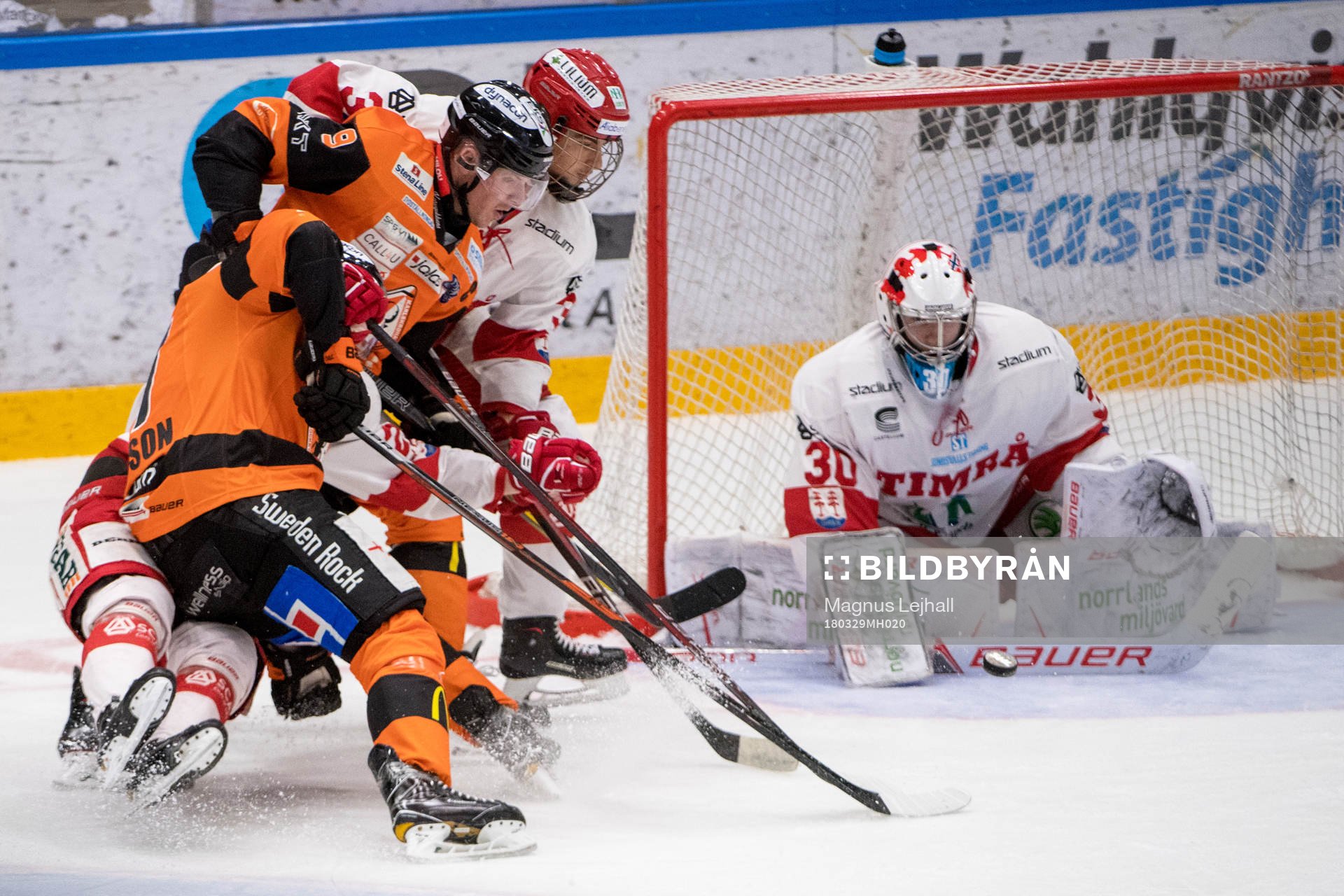 Karlskronas Emil Lundberg och Morten Madsen och Timrås