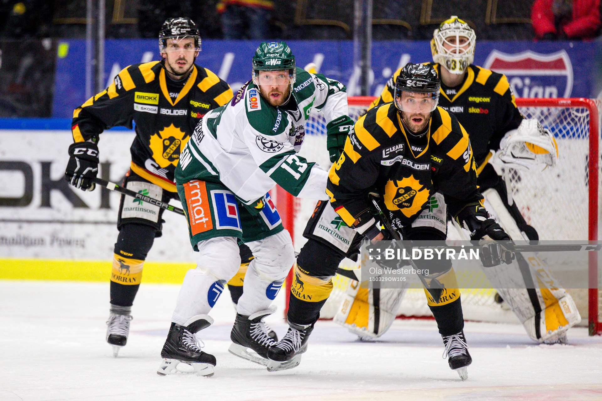 Skellefteås Pontus Petterström , Fredrik Lindgren och