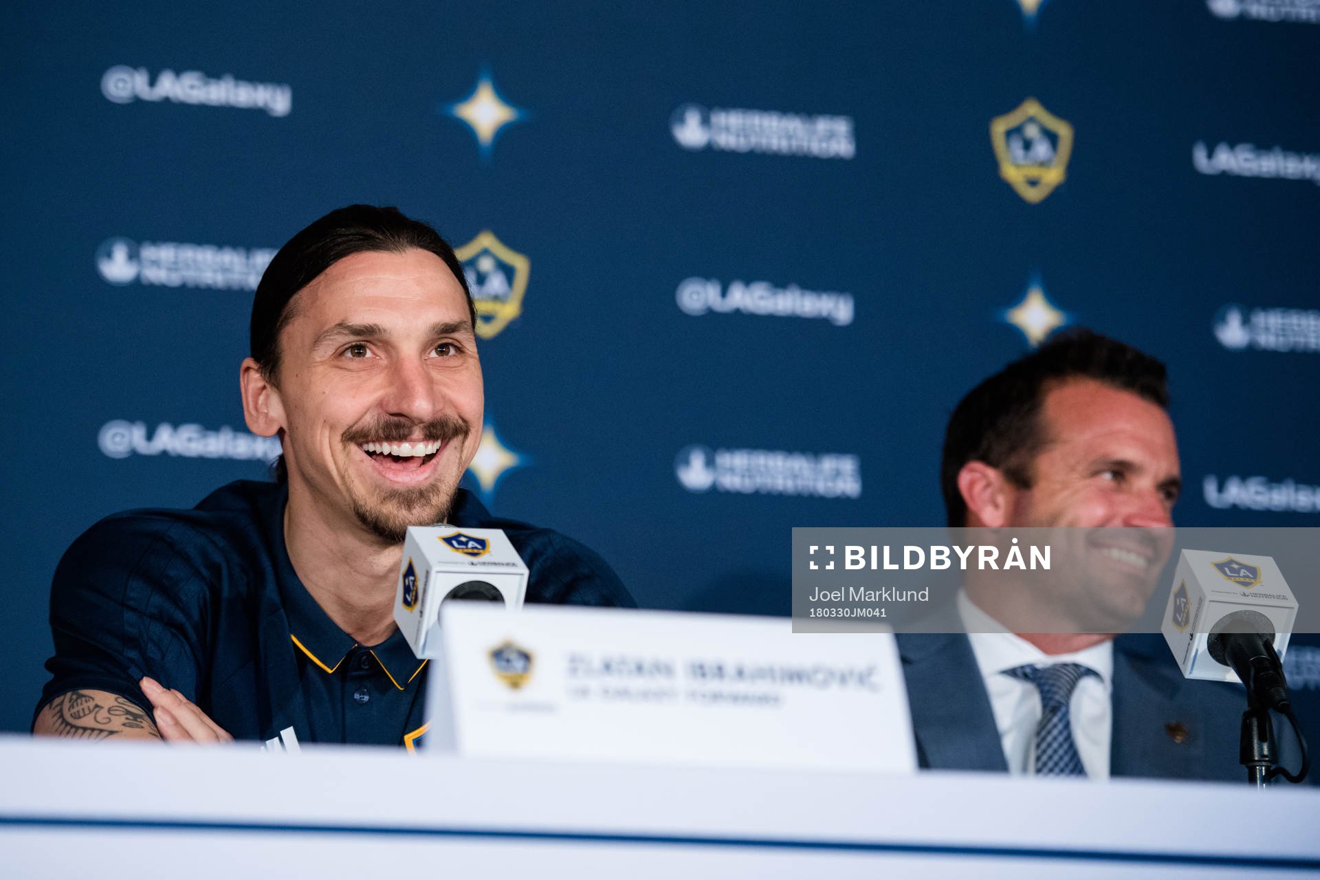 Zlatan Ibrahimovic och Chris Klein