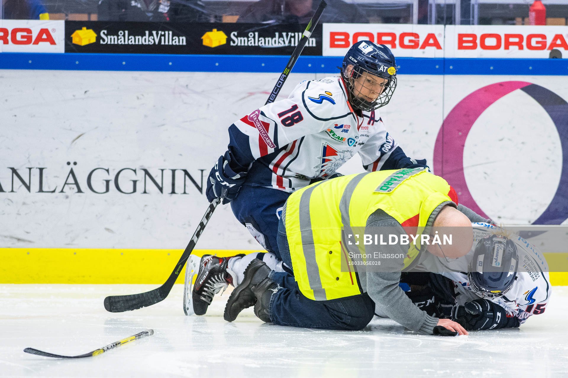 Linköpings Lara Stalder skadad