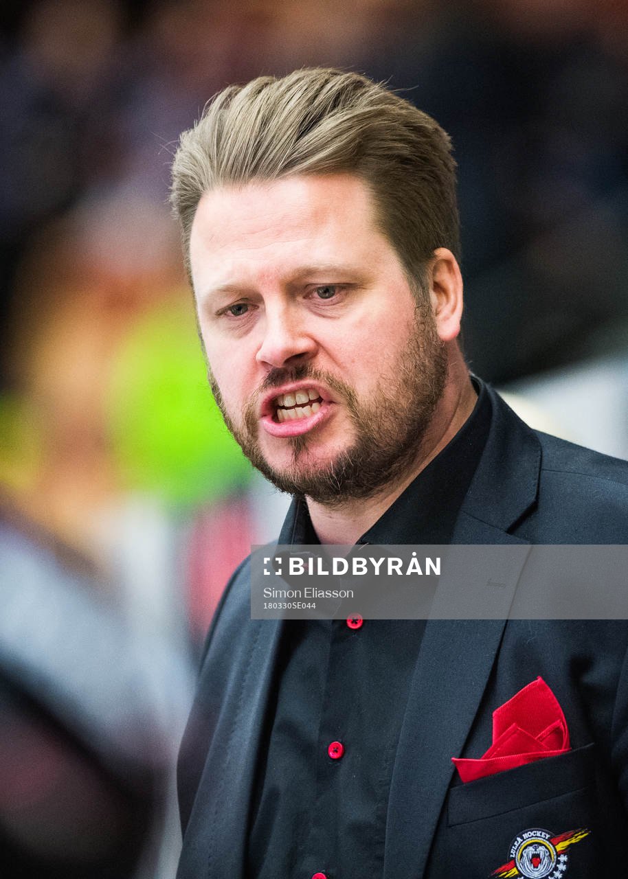 Luleås tränare Fredrik Glader
