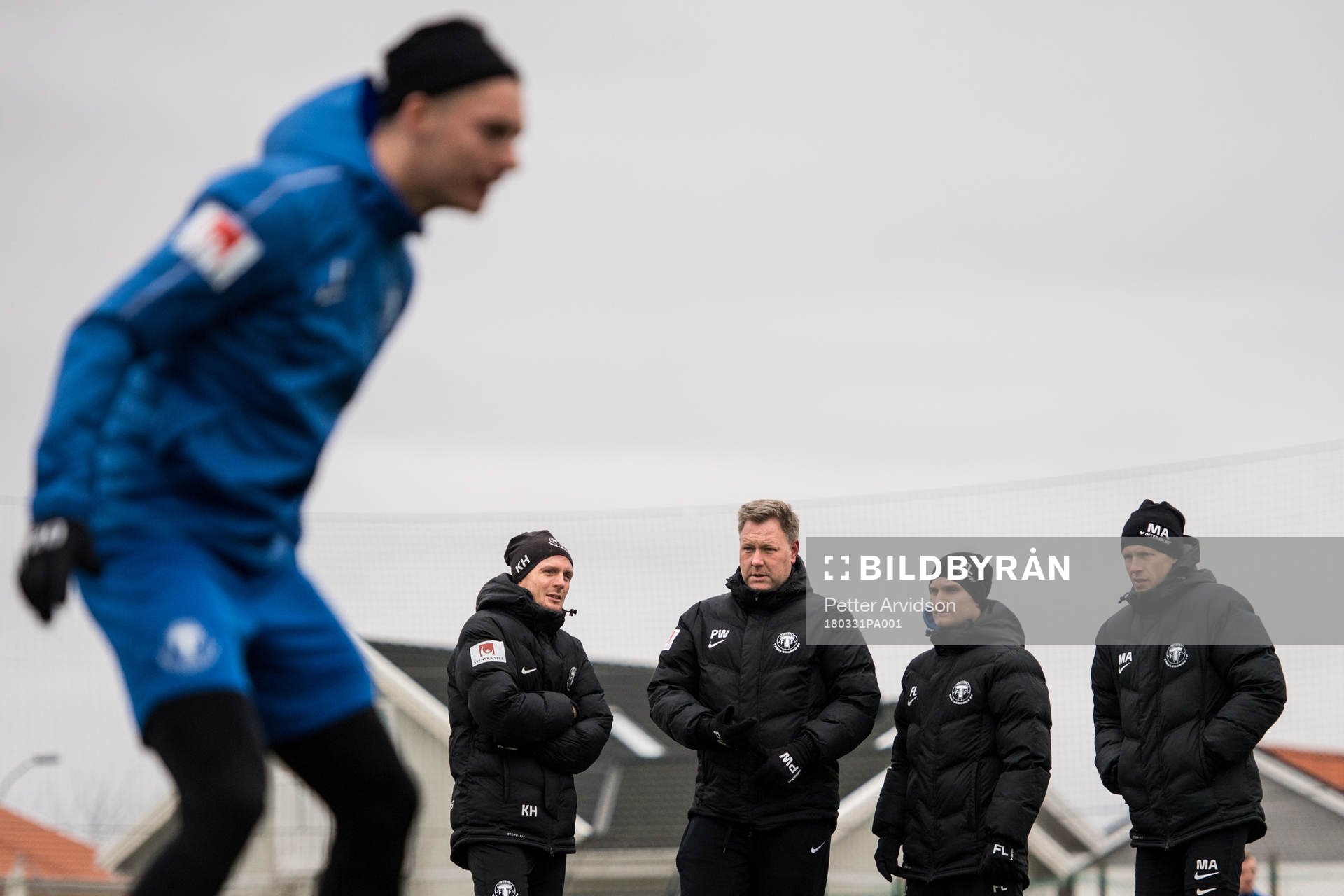 Trelleborgs assisterande Kristian Haynes, tränare Patrick