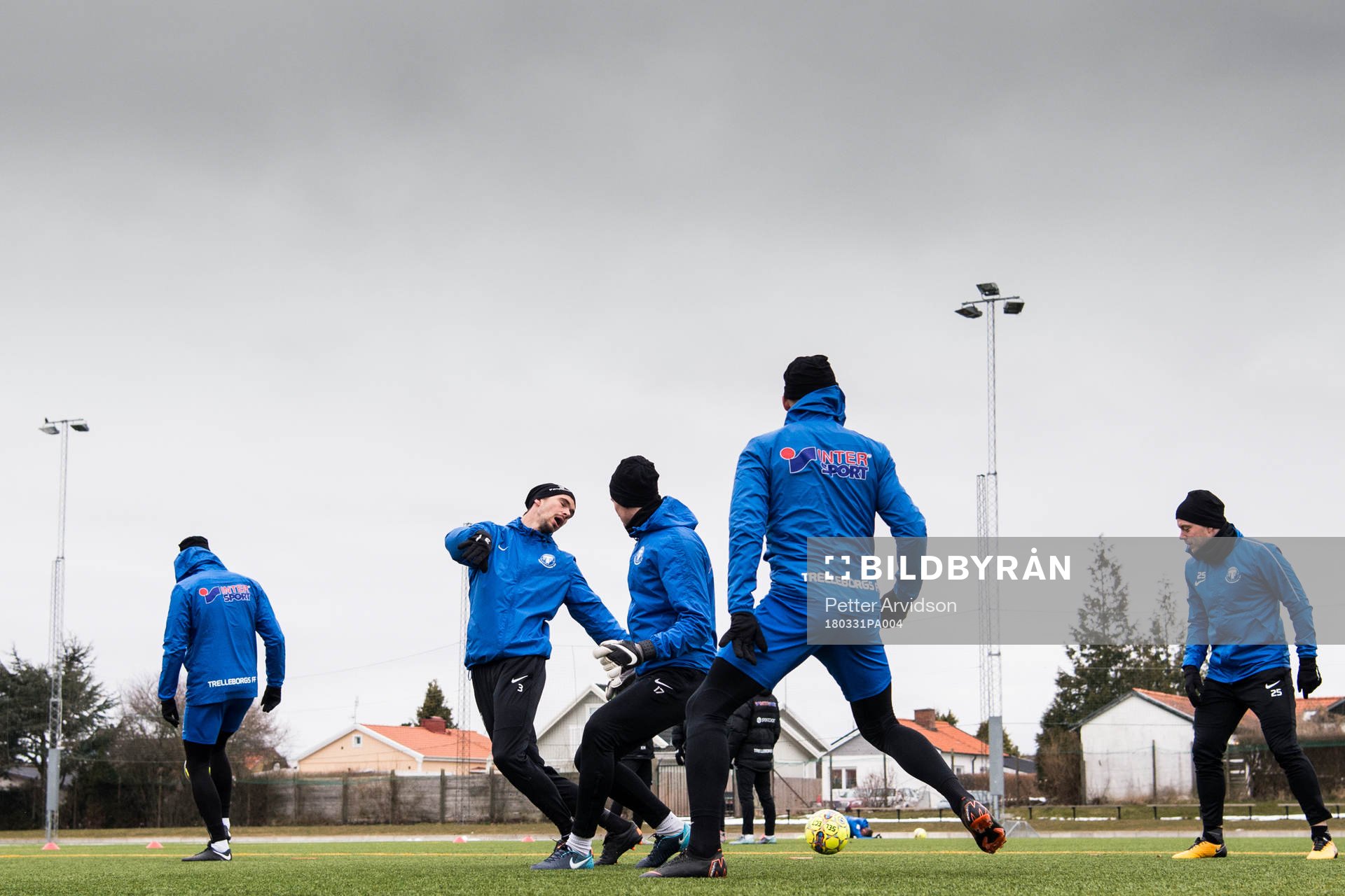 Trelleborgs Sebastian Ohlsson, Johannes Johansson och