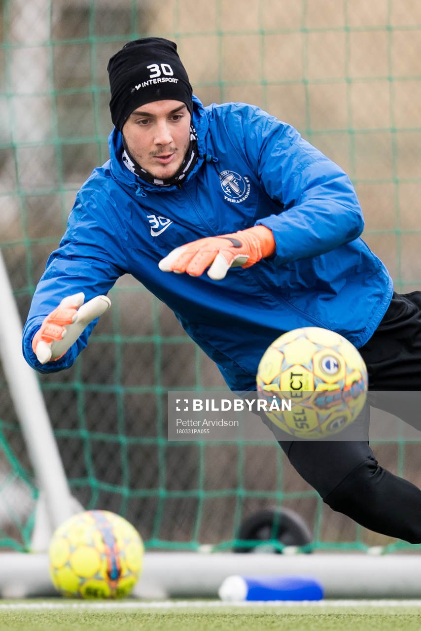 Trelleborgs målvakt Marko Johansson