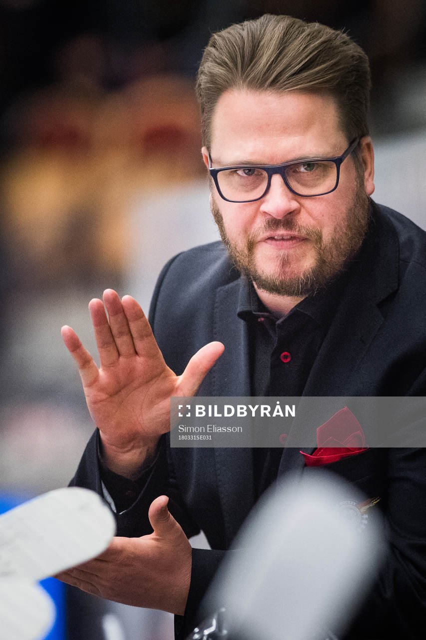 Luleås tränare Fredrik Glader