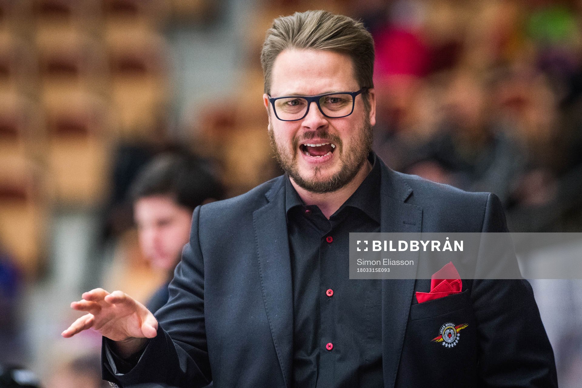 Luleås tränare Fredrik Glader