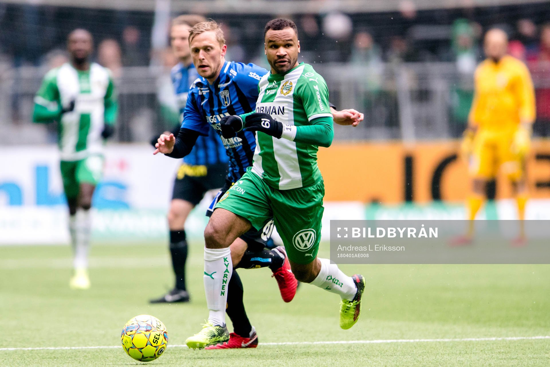 Sirius Christer Gustafsson och Hammarbys Serge-Junior