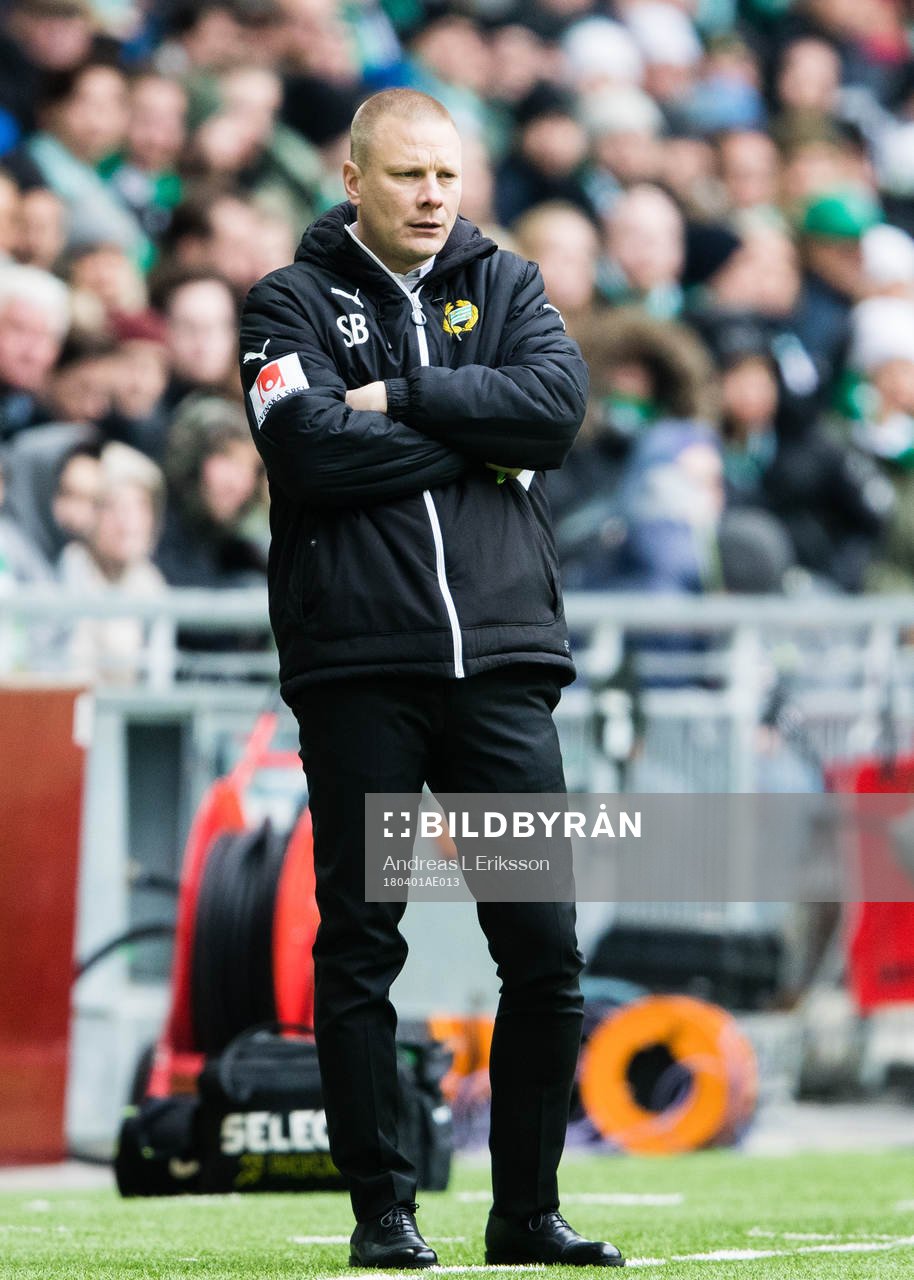 Hammarbys tränare Stefan Billborn