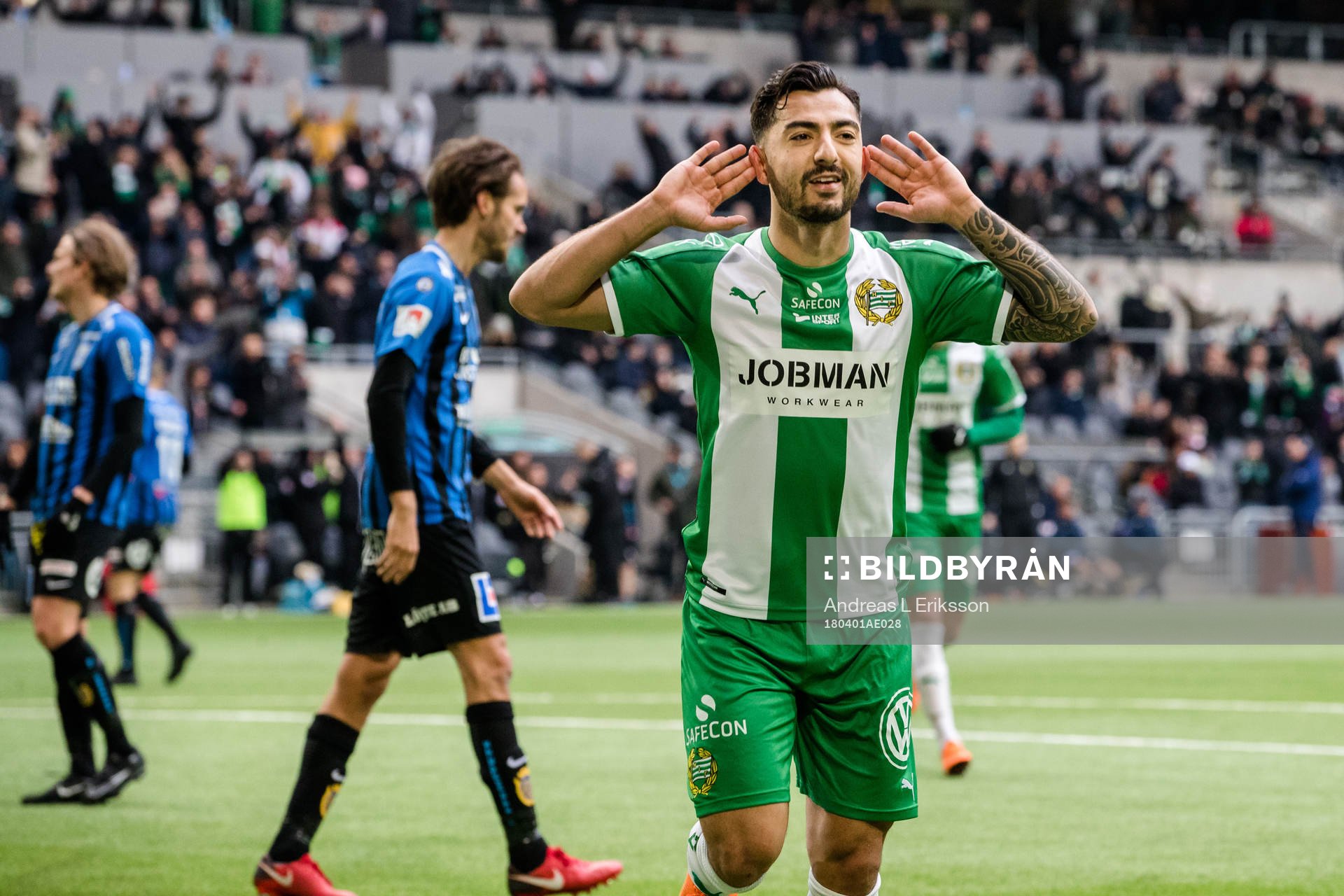 Hammarbys Jiloan Hamad jublar