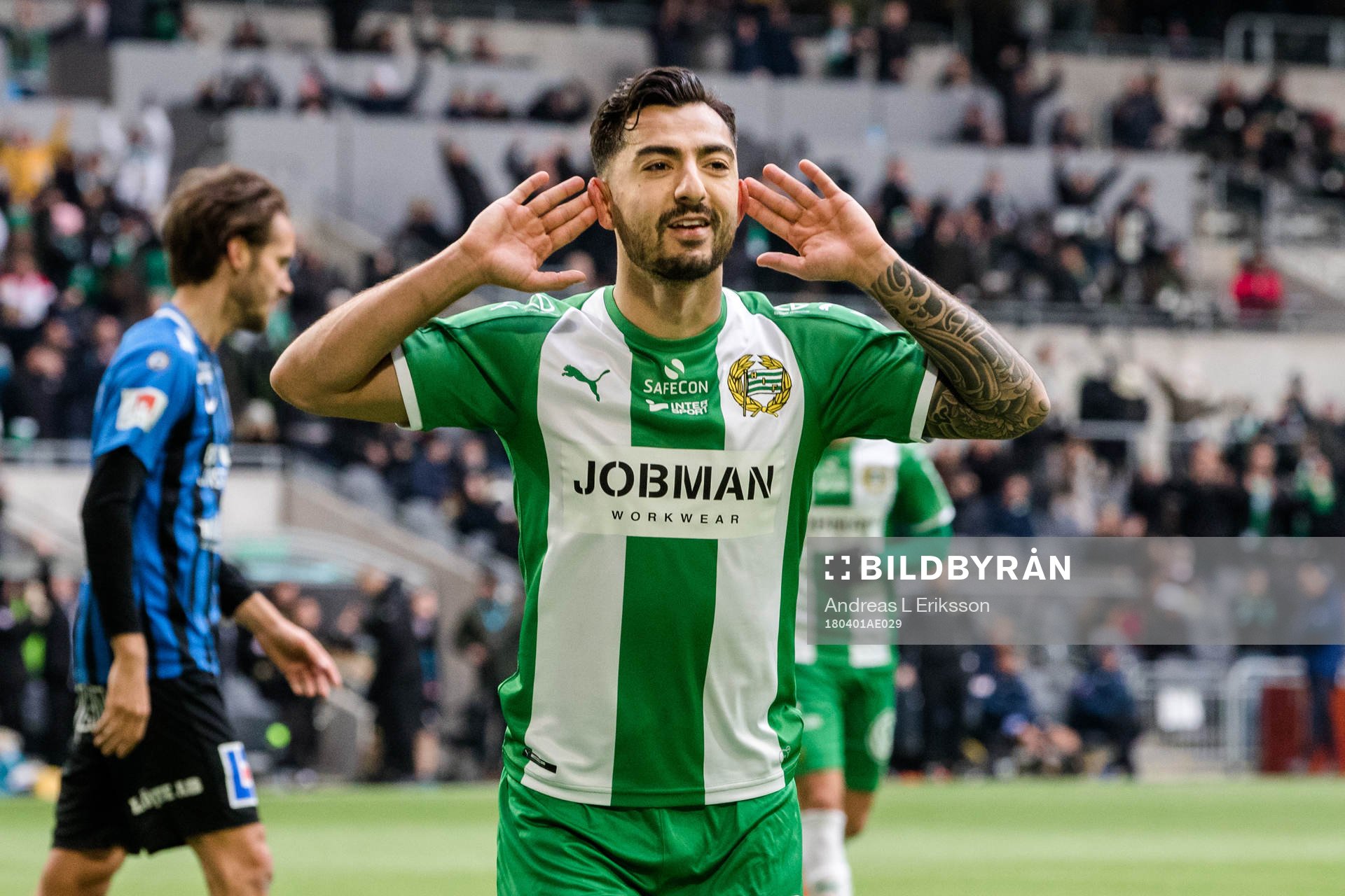 Hammarbys Jiloan Hamad jublar