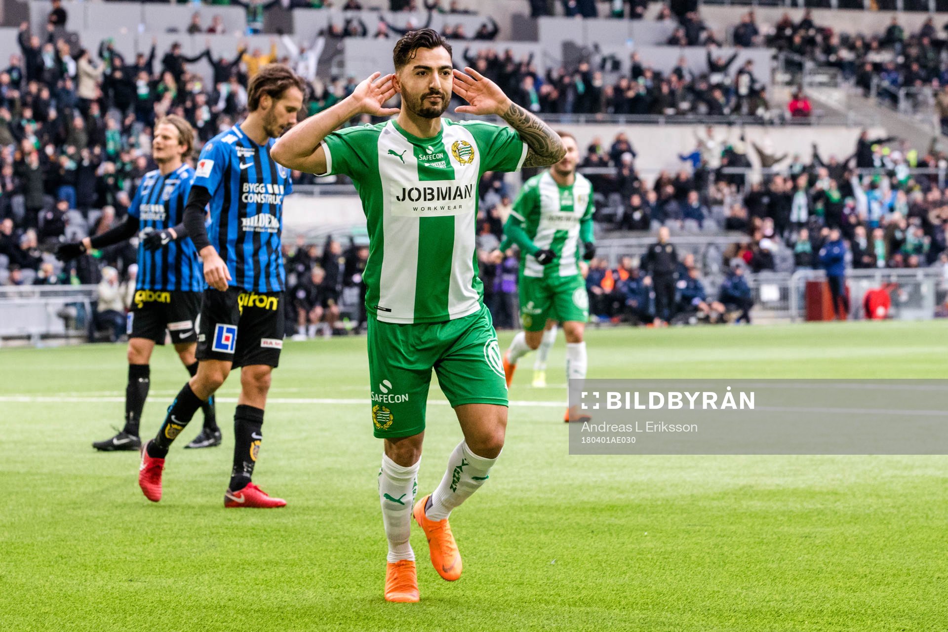 Hammarbys Jiloan Hamad jublar