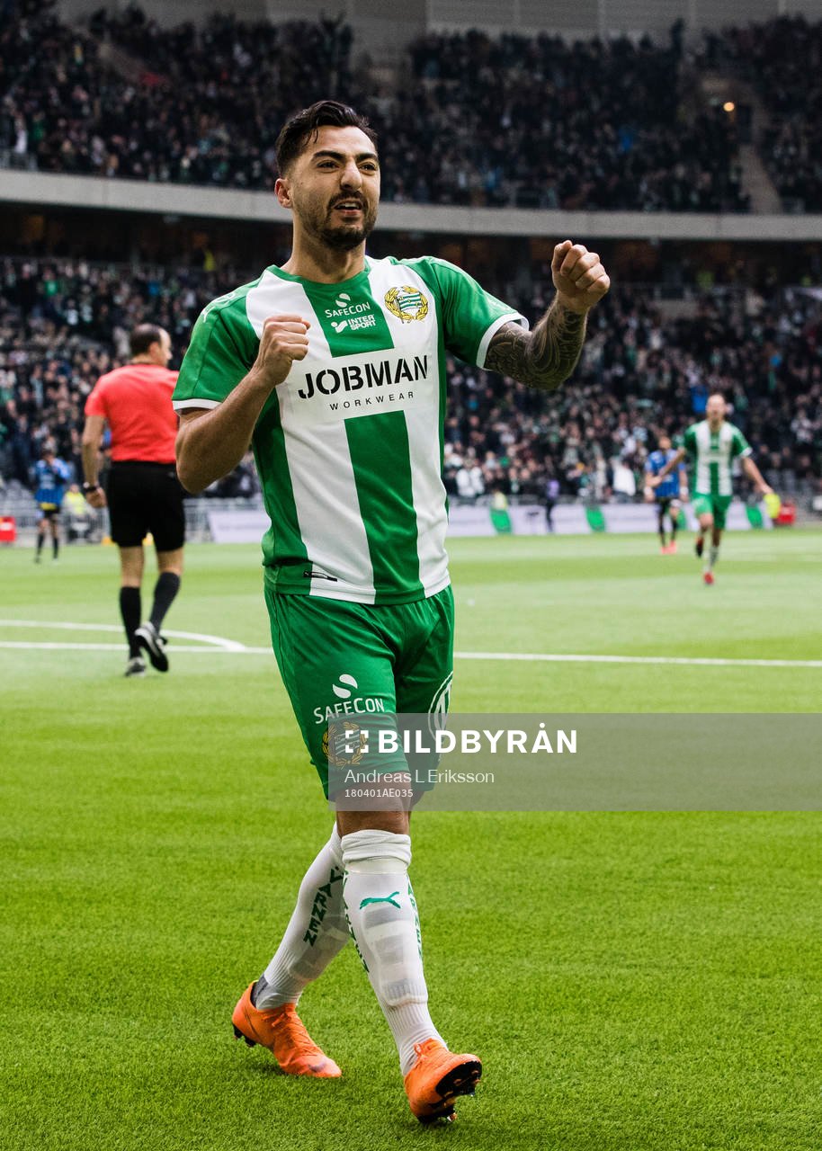 Hammarbys Jiloan Hamad jublar