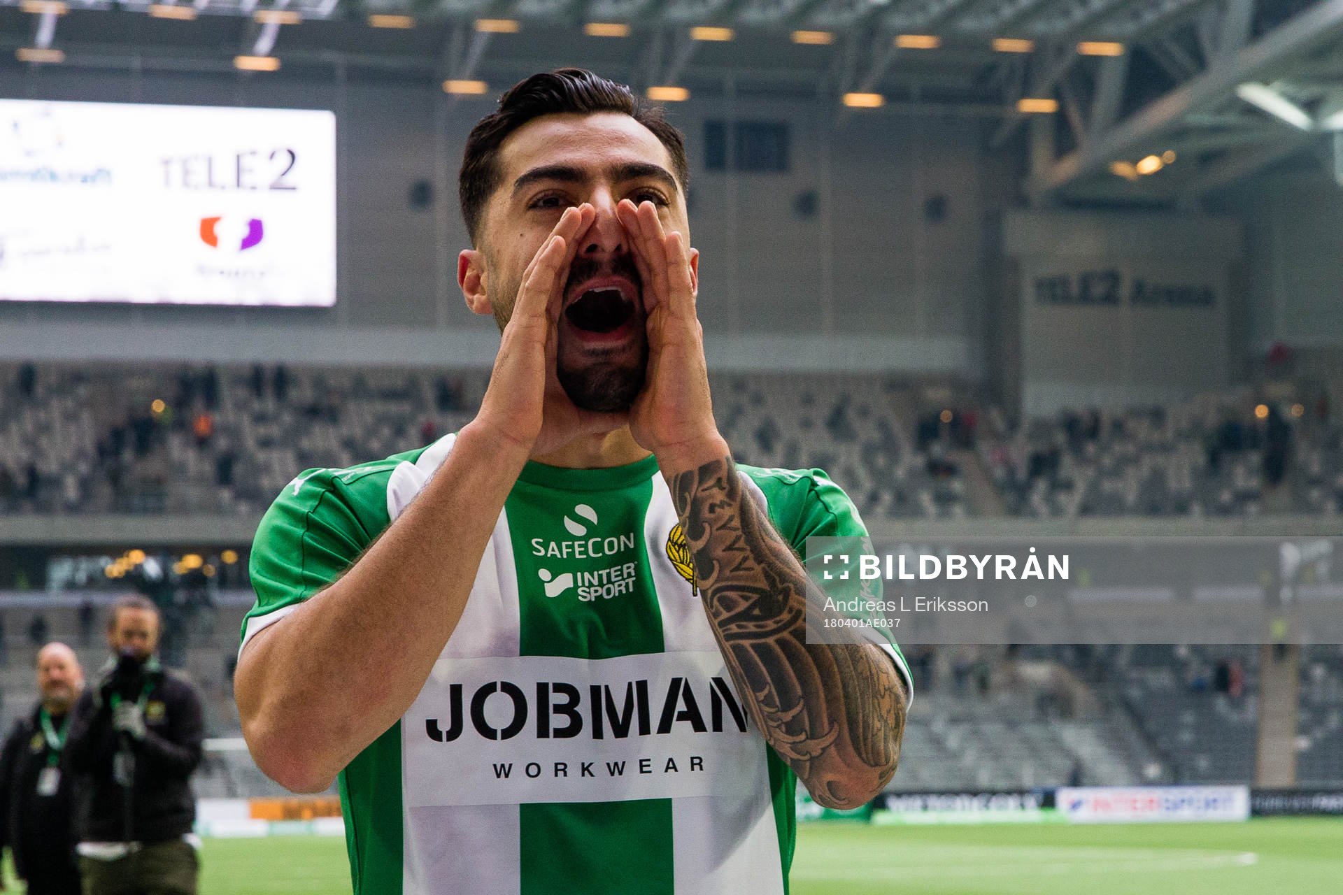 Hammarbys Jiloan Hamad jublar