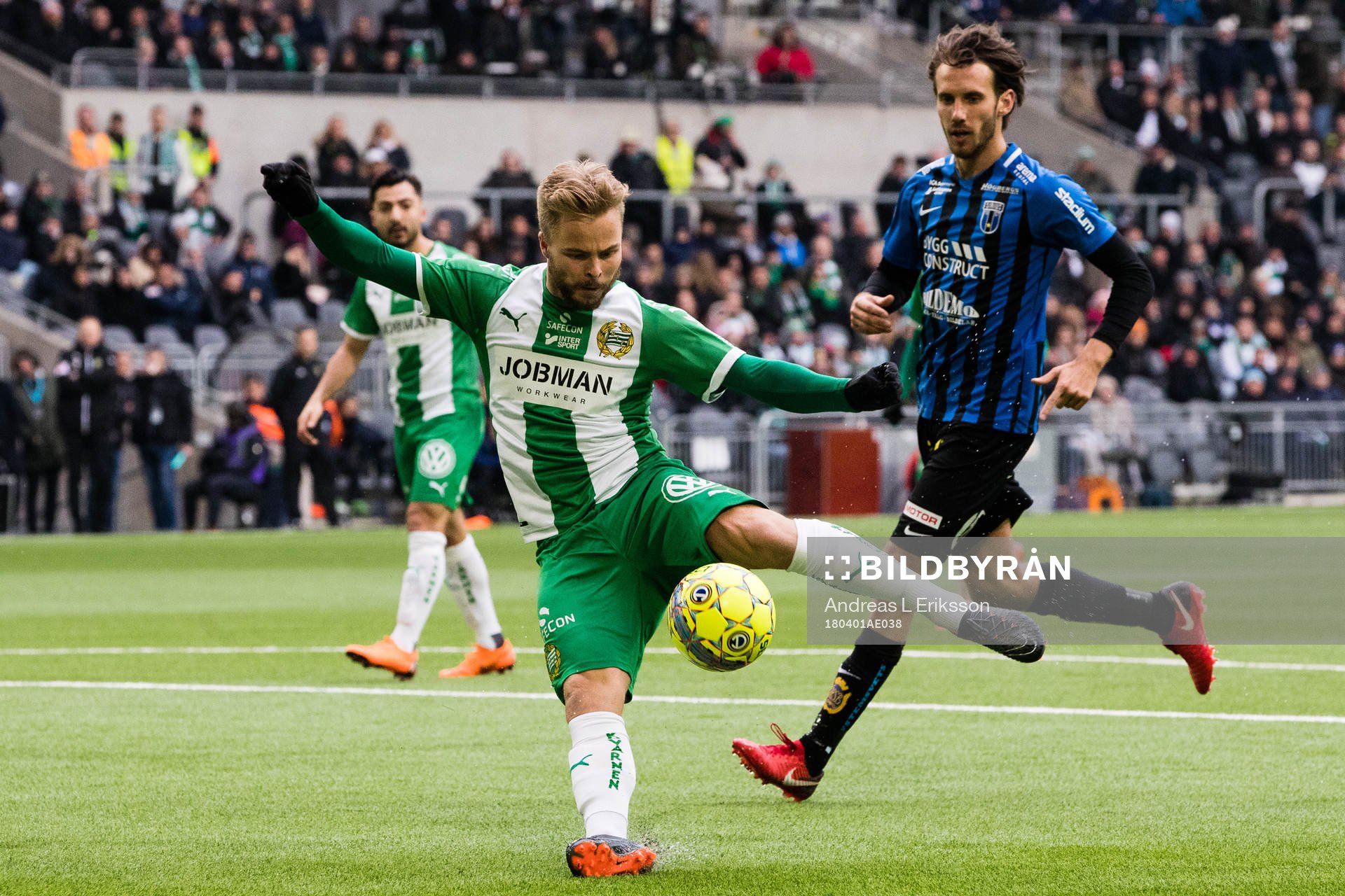 Hammarbys Sander Svendsen med en målchans