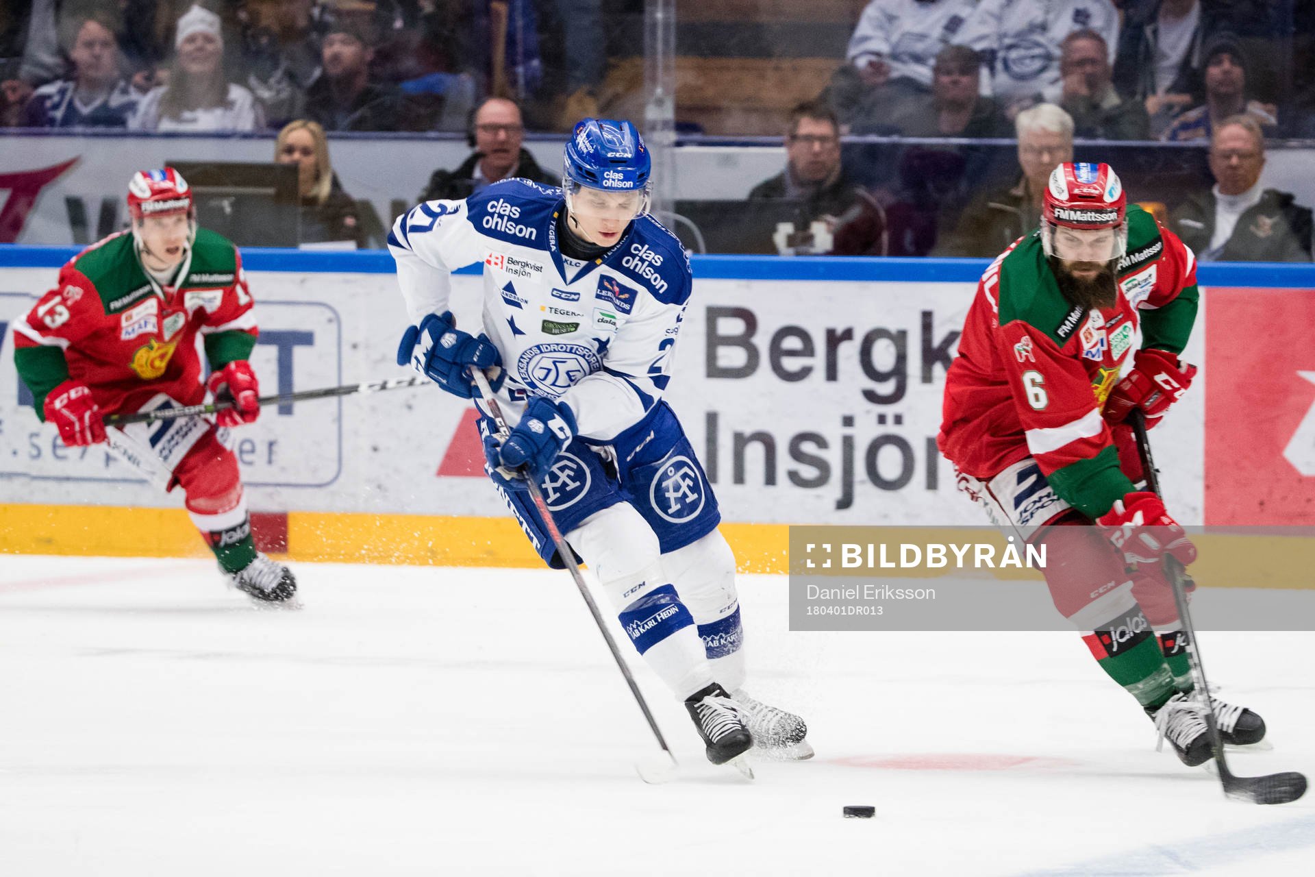 Leksands Anton Karlsson och Moras Steven Seigo