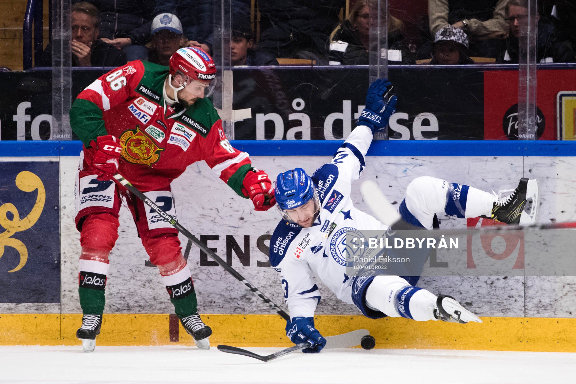 Moras Mathias Bromé och Leksands Alex Friesen
