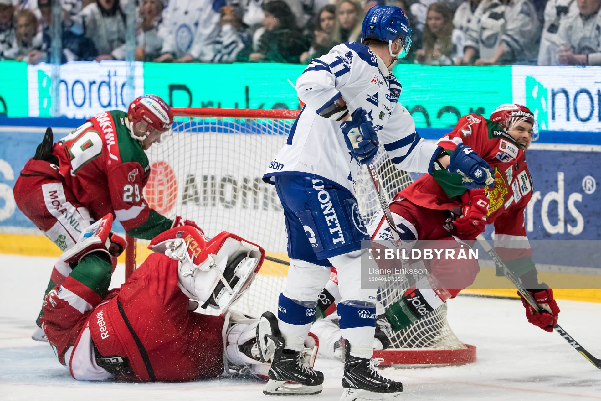Leksands Martin Karlsson och Moras Daniel Grillfors och