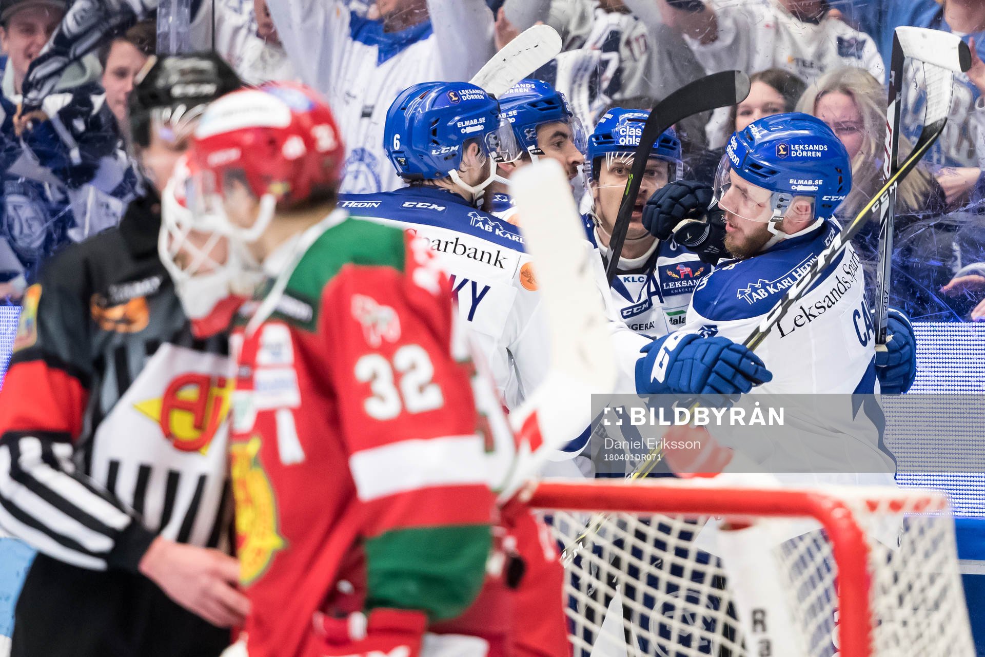 Leksands Martin Karlsson jublar