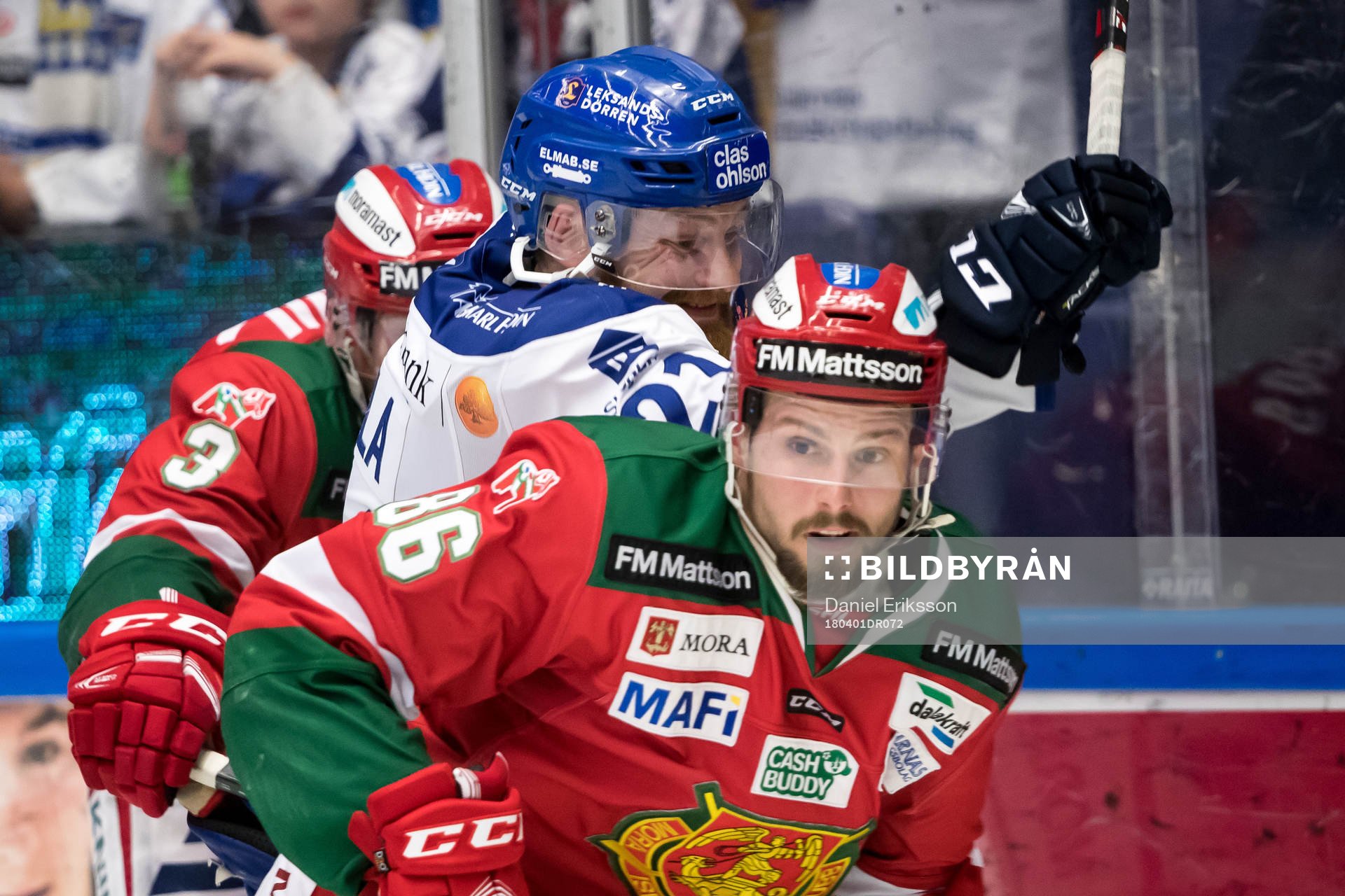 Leksands Mattias Ritola och Moras Mathias Bromé  i