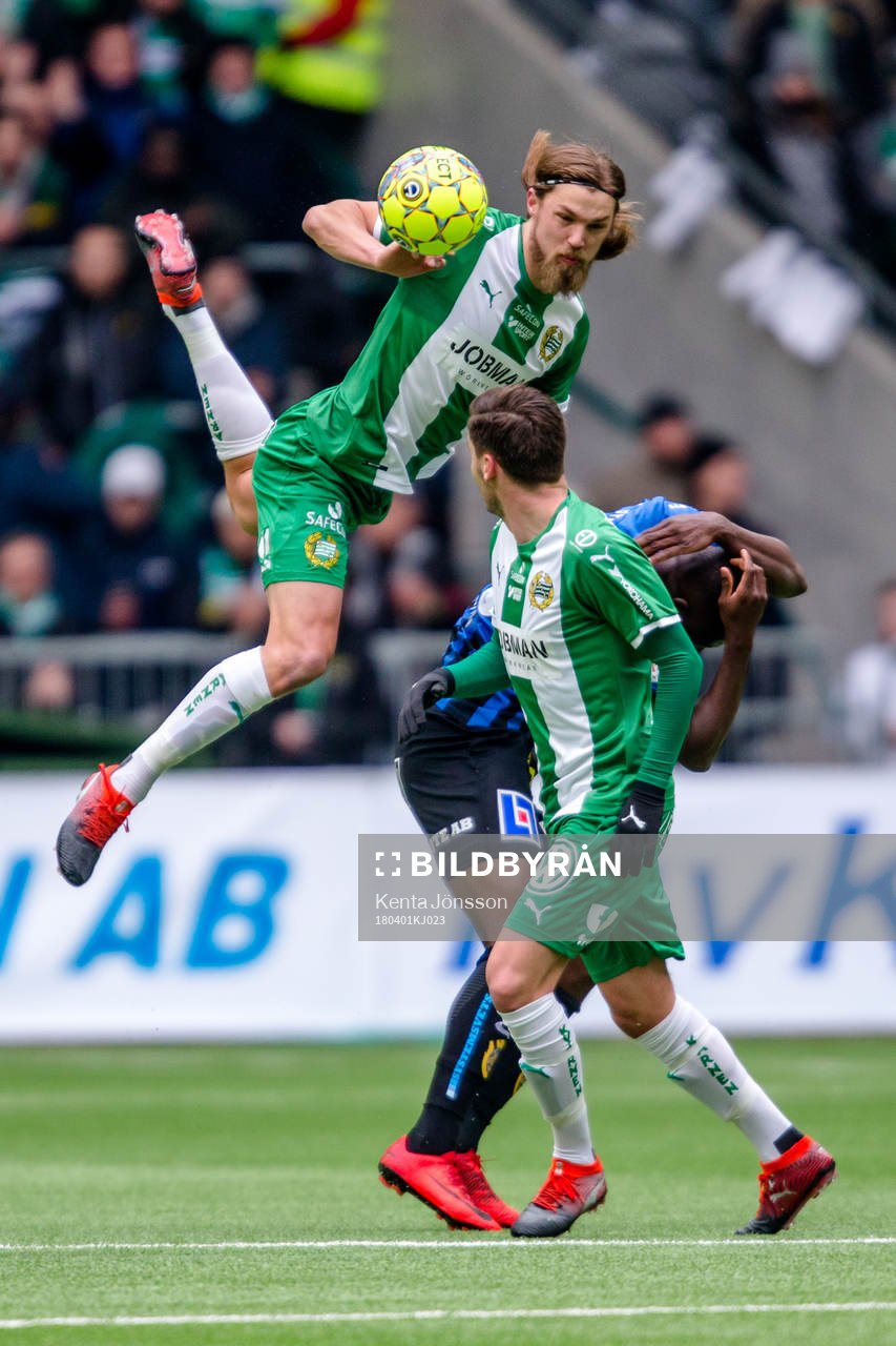 Häckens Björn Paulsen och Sirius Moses Ogbu