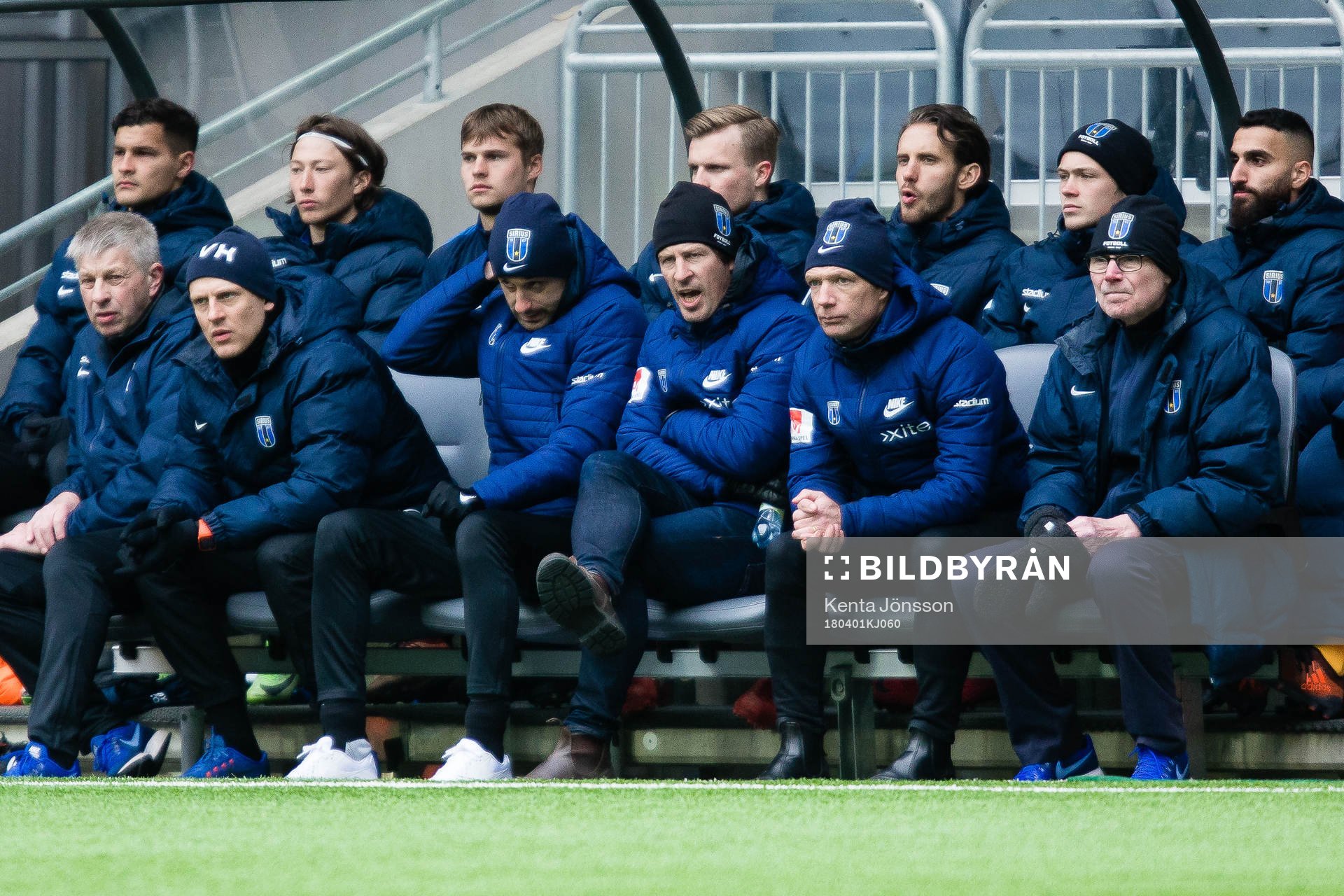 Sirius tränare Kim Bergstrand och tränare Thomas