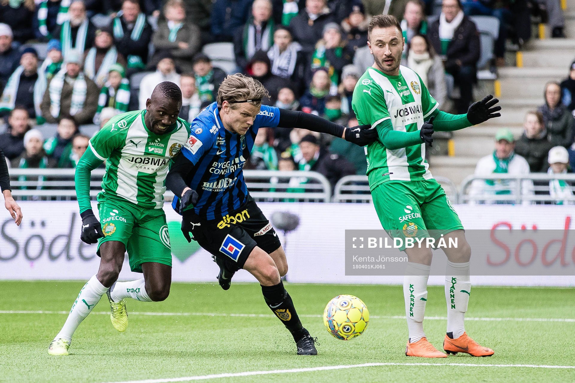 Hammarbys Pa Amat Dibba och Sirius Tim Björkström