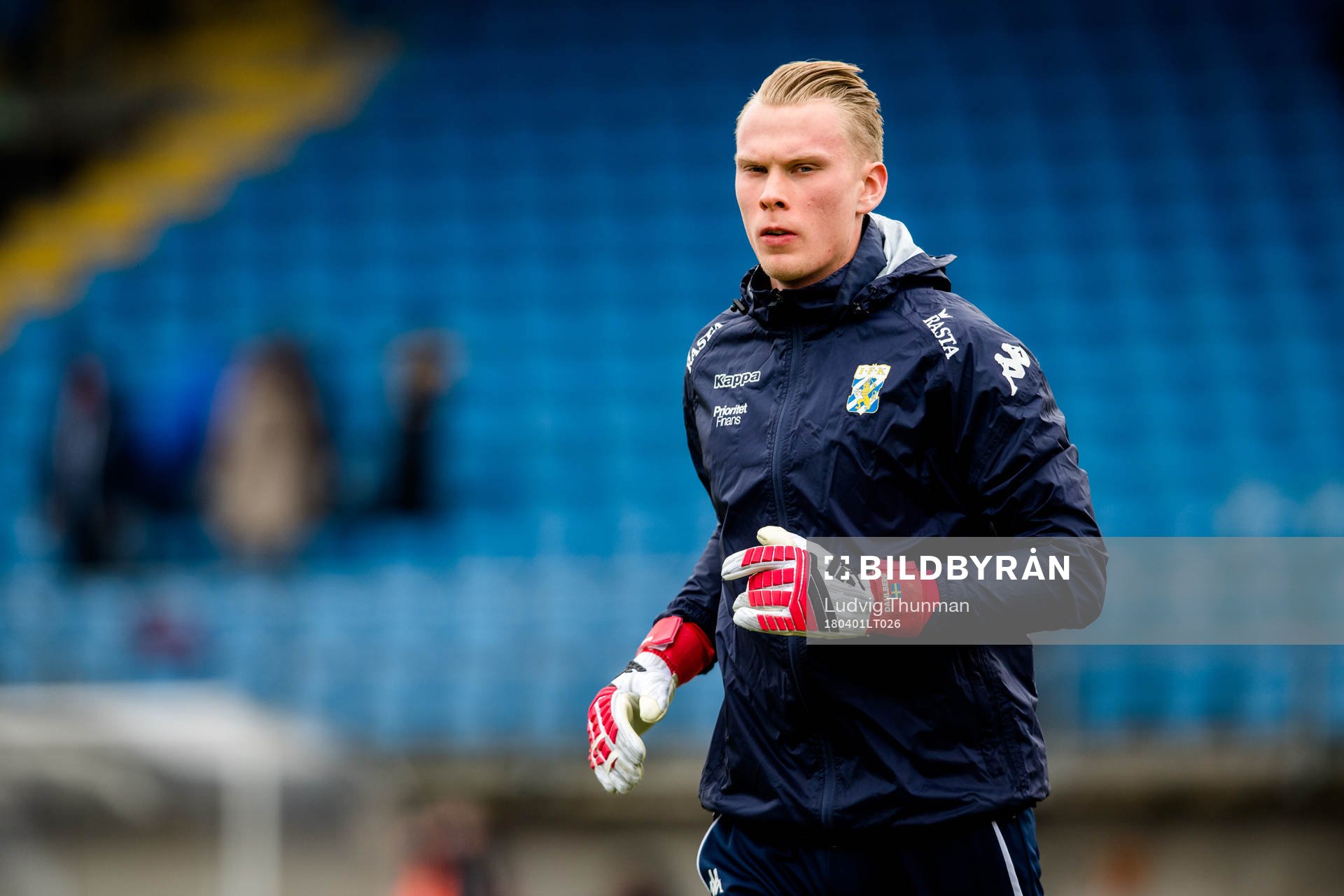 IFK Göteborgs målvakt Pontus Dahlberg före