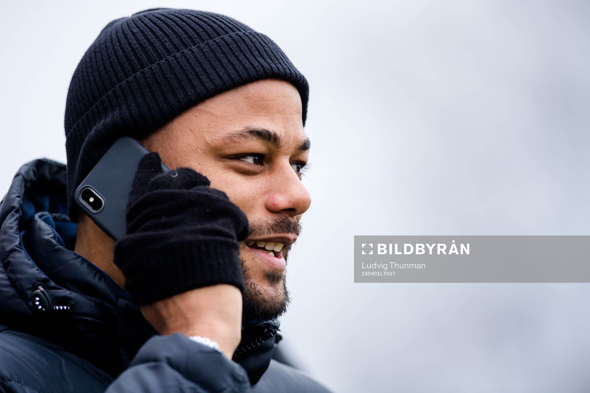 Trelleborgs skadade spelare Salif Camara Jönsson före