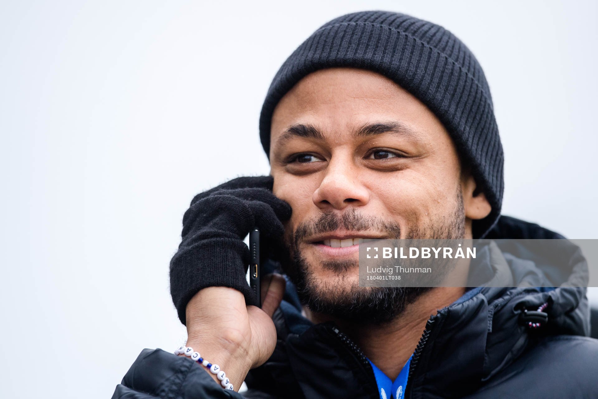 Trelleborgs skadade spelare Salif Camara Jönsson före