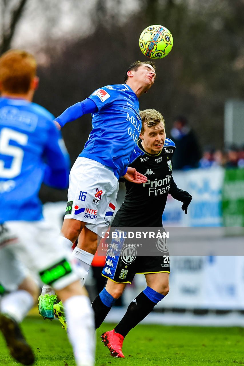Trelleborgs Oscar Johansson och IFK Göteborgs Victor
