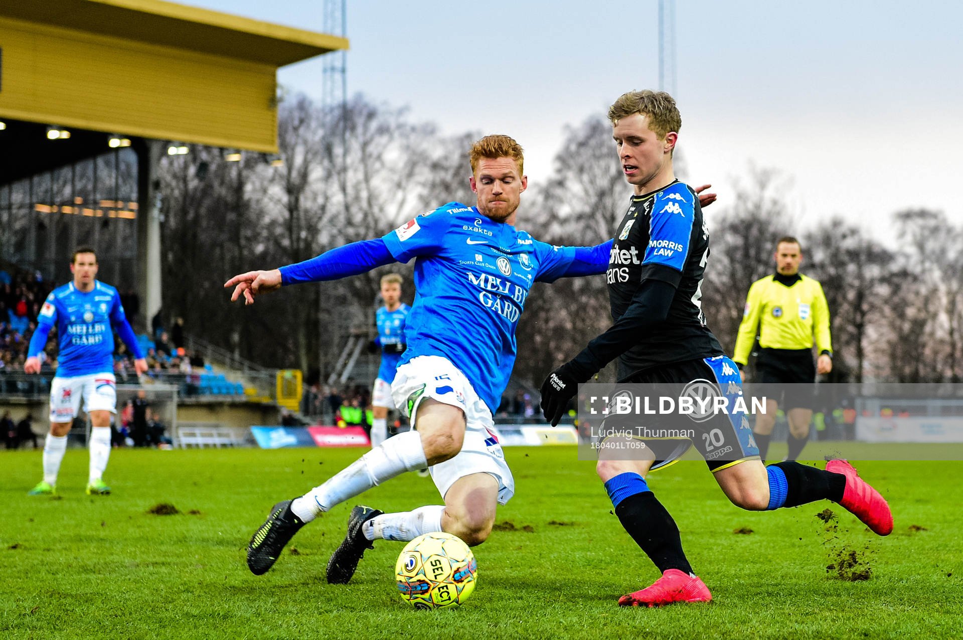 Trelleborgs Lasse Nielsen och IFK Göteborgs Sebastian