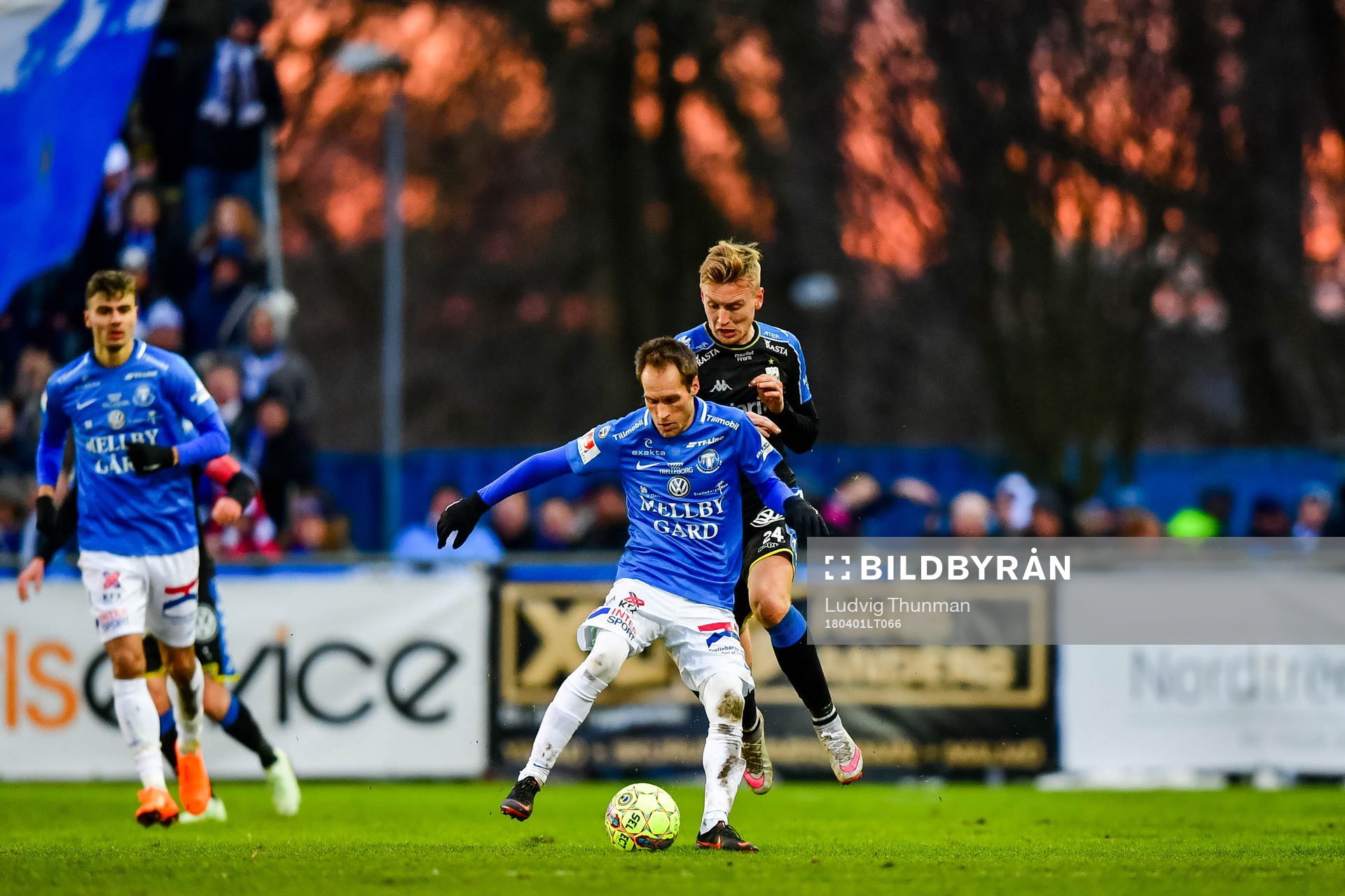 Trelleborgs Zoran Jovanovic och IFK Göteborgs Sebastian