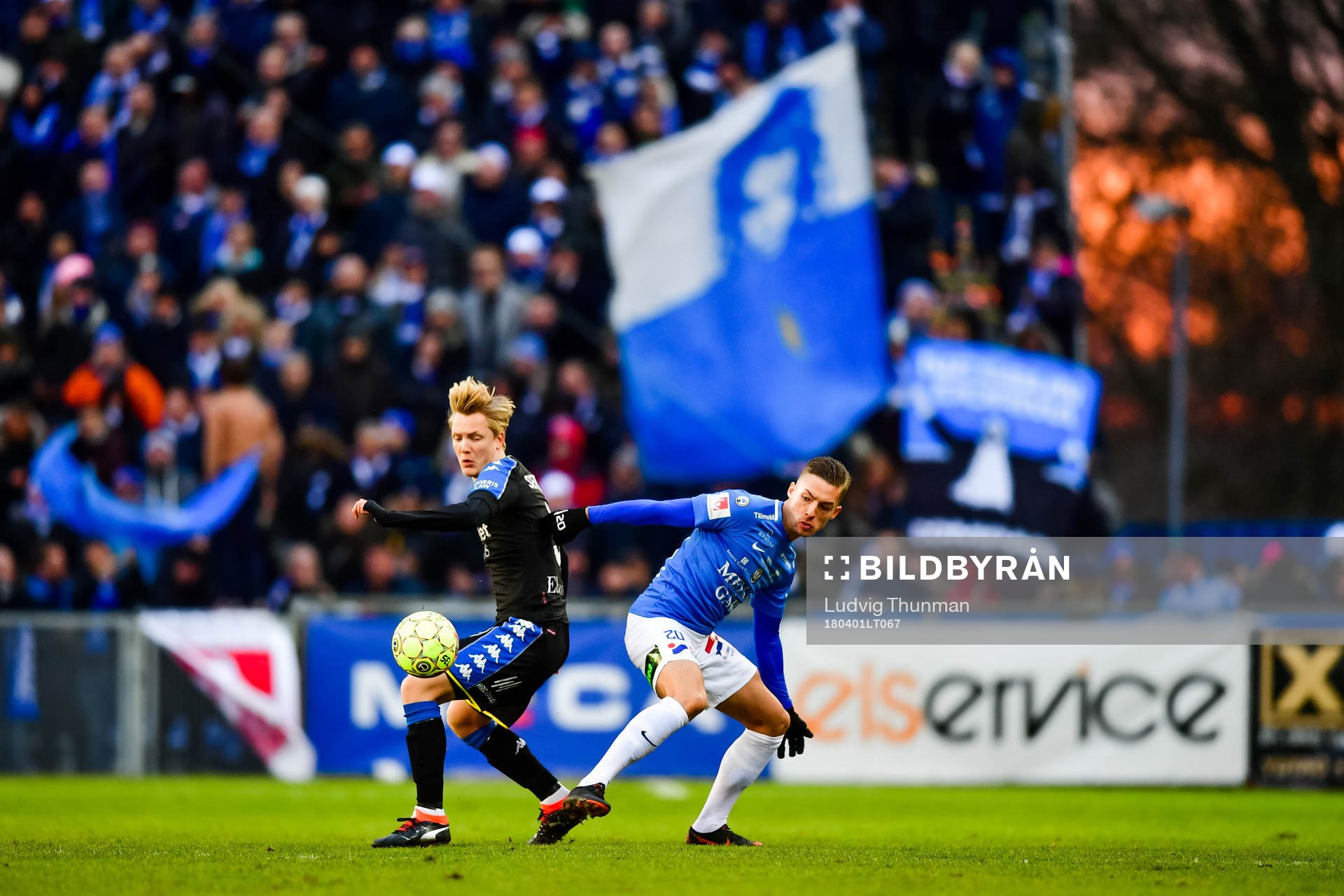IFK Göteborgs Victor Wernersson och Trelleborgs Sebastian