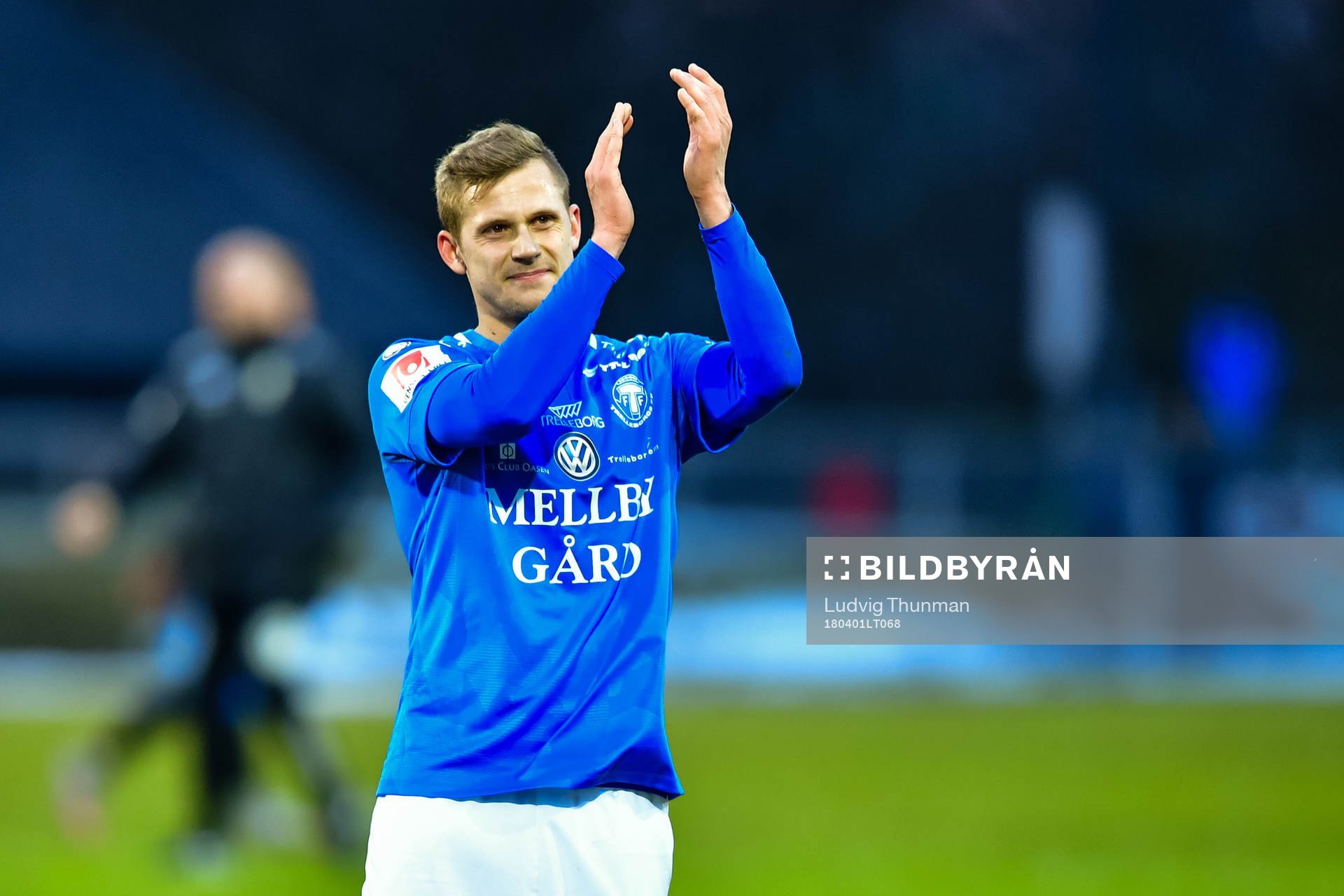 Trelleborgs Erik Andersson tackar publiken