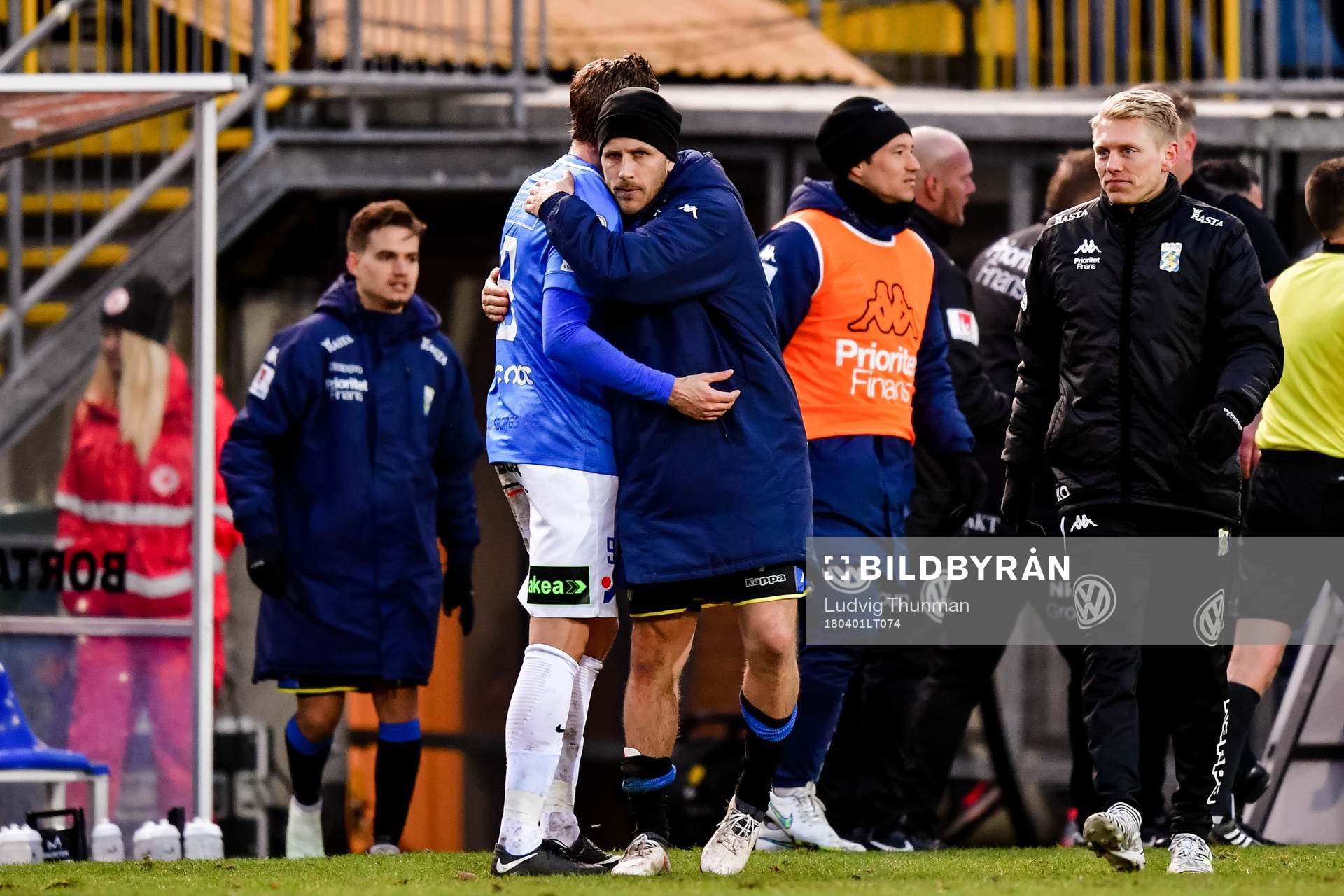 Trelleborgs Marcus Pode och IFK Göteborgs Tobias Hysén