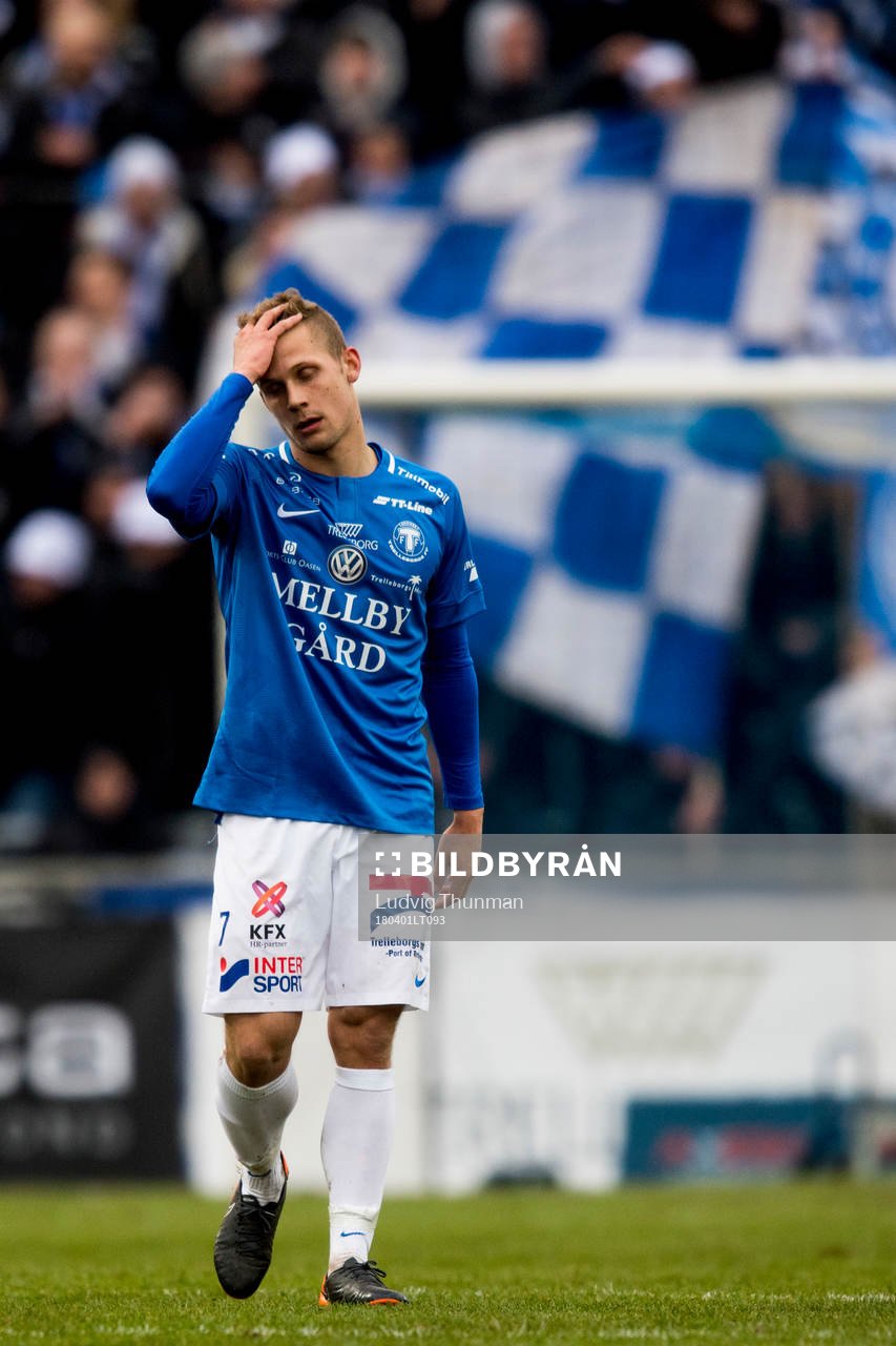 Trelleborgs Erik Andersson deppar