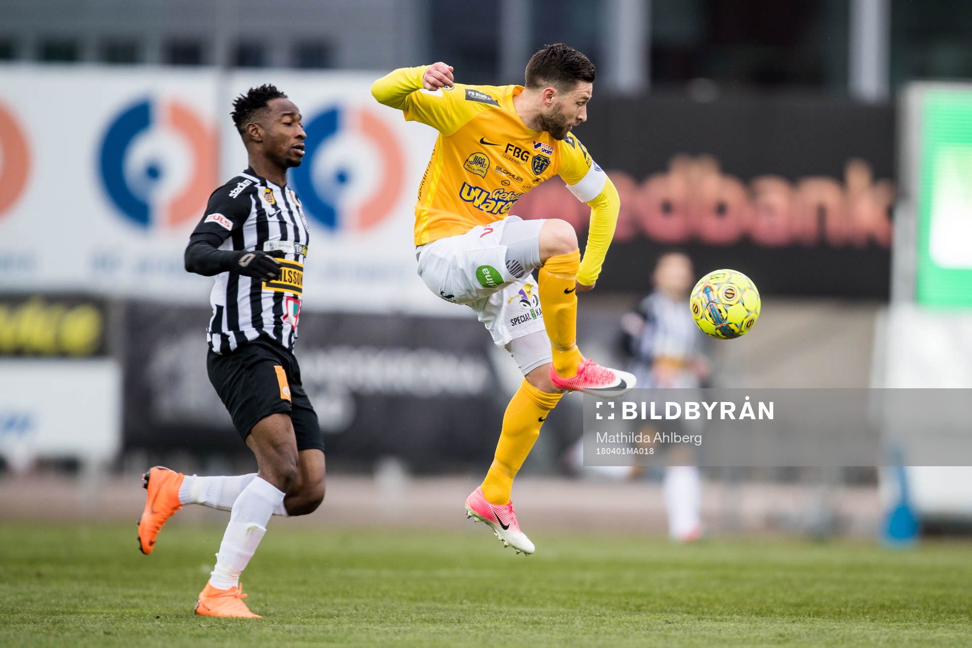 Landskronas Karim Sadat och Falkenbergs Tibor Joza