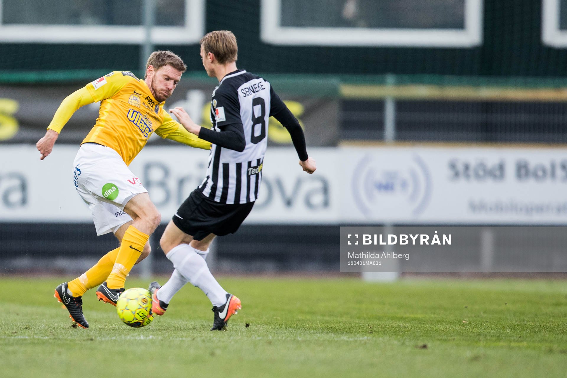 Falkenbergs Karl Söderström och Landskronas Måns Ekvall