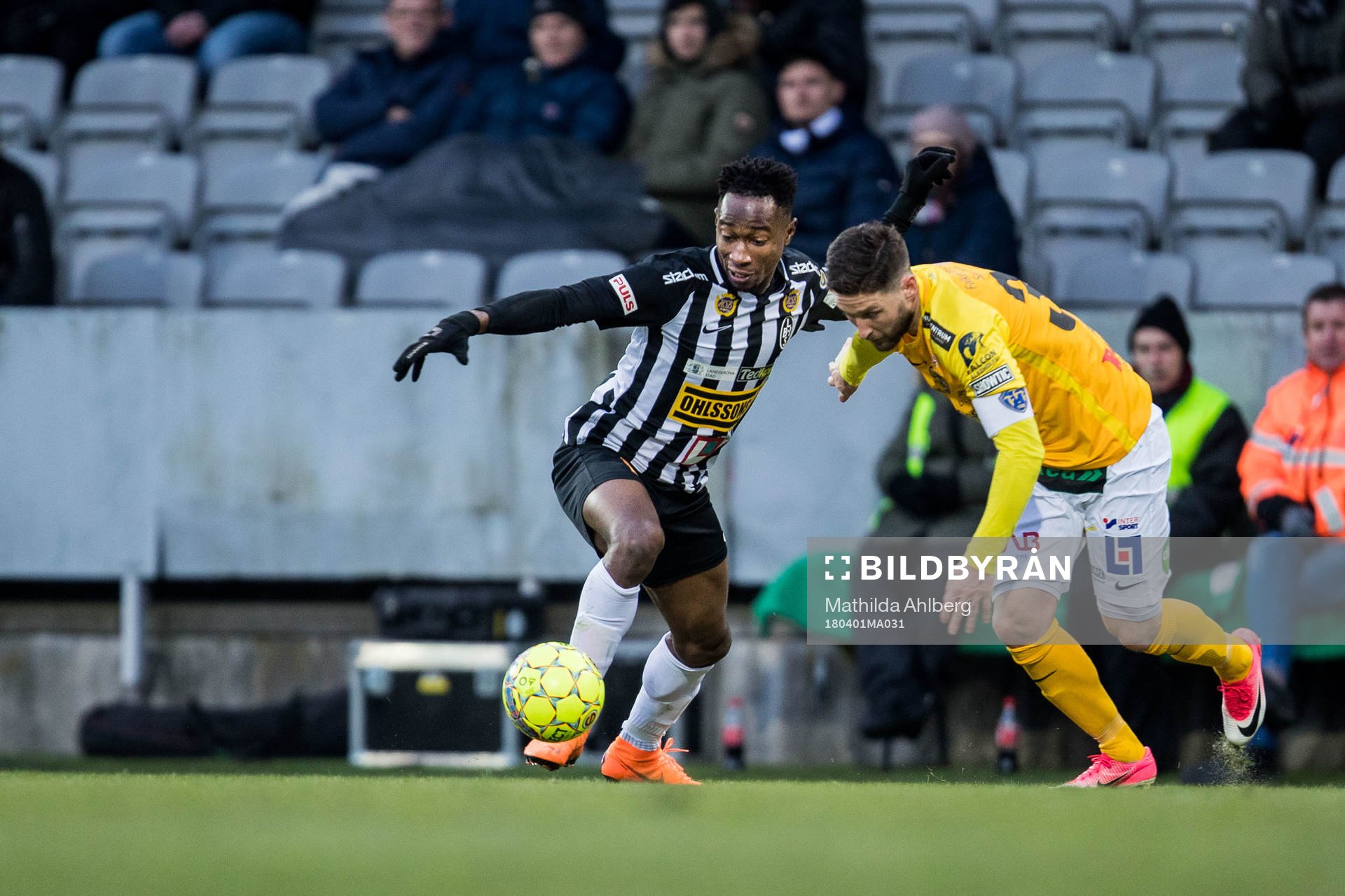 Landskronas Karim Sadat och Falkenbergs Tibor Joza