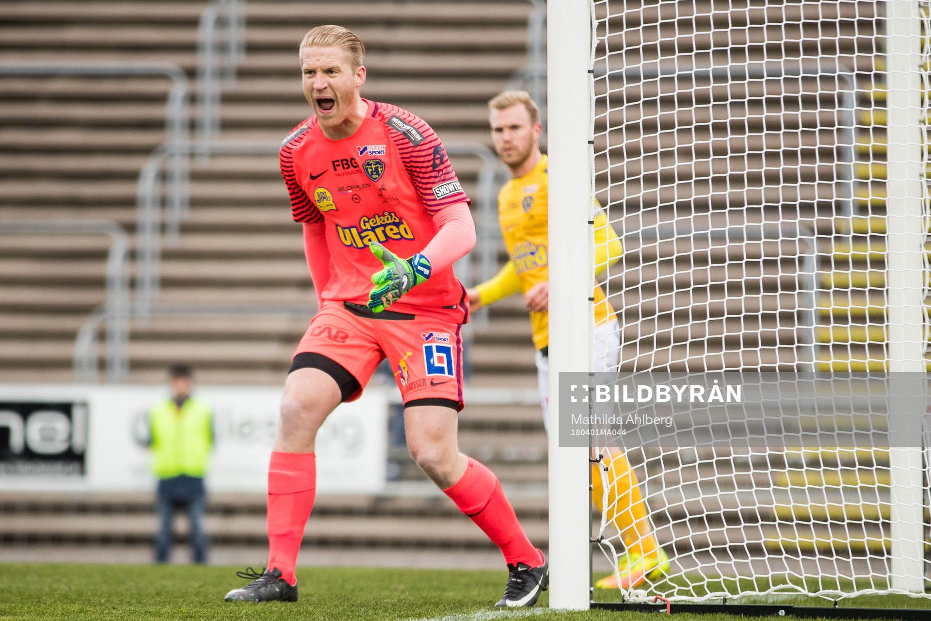 Falkenbergs målvakt Hampus Nilsson