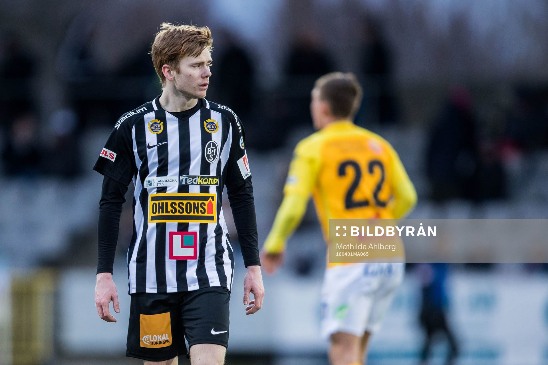 Landskronas Dennis Olofsson deppar