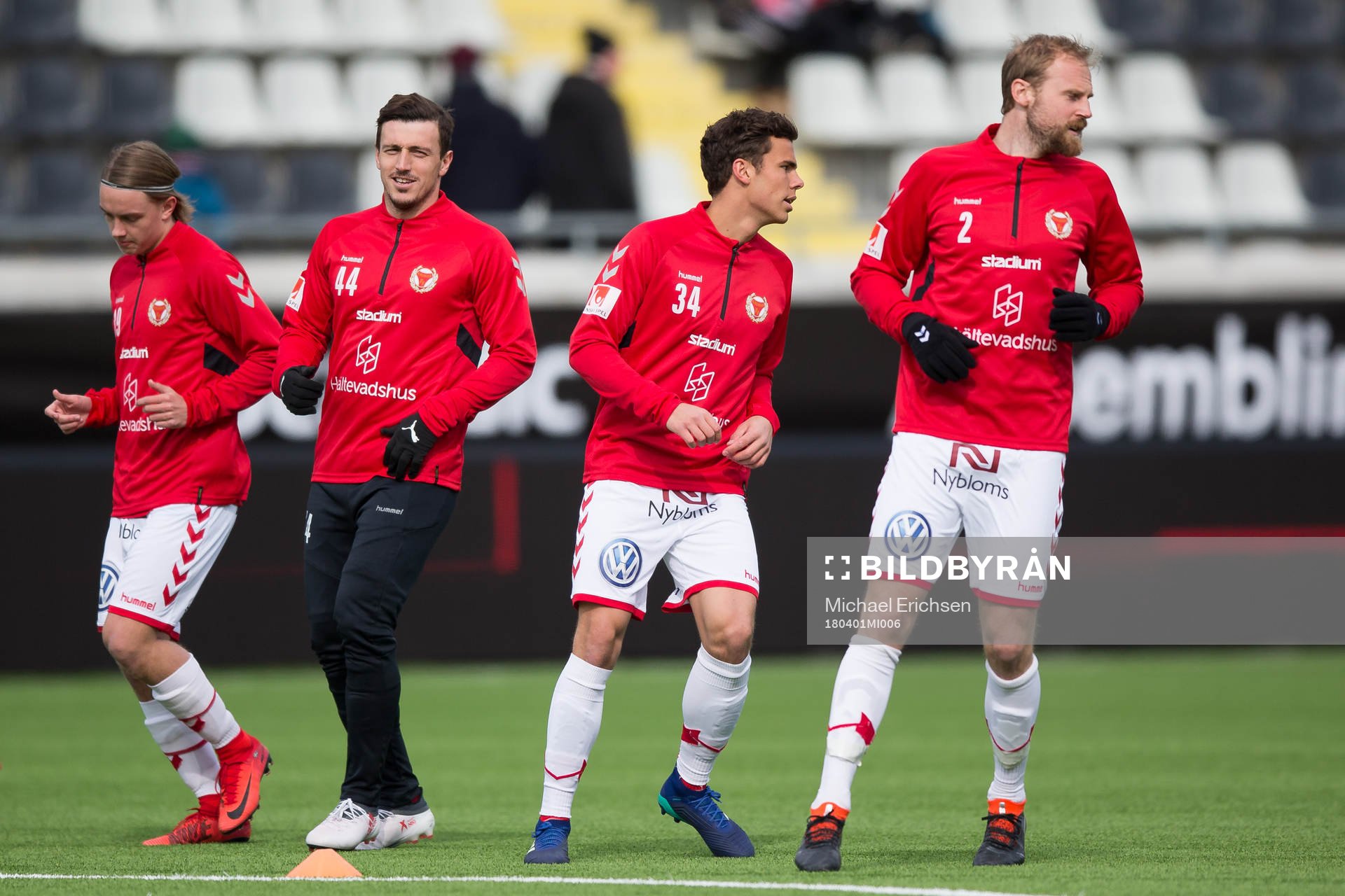 Kalmars Isak Magnusson, Erton Fejzullahu, Herman Hallberg