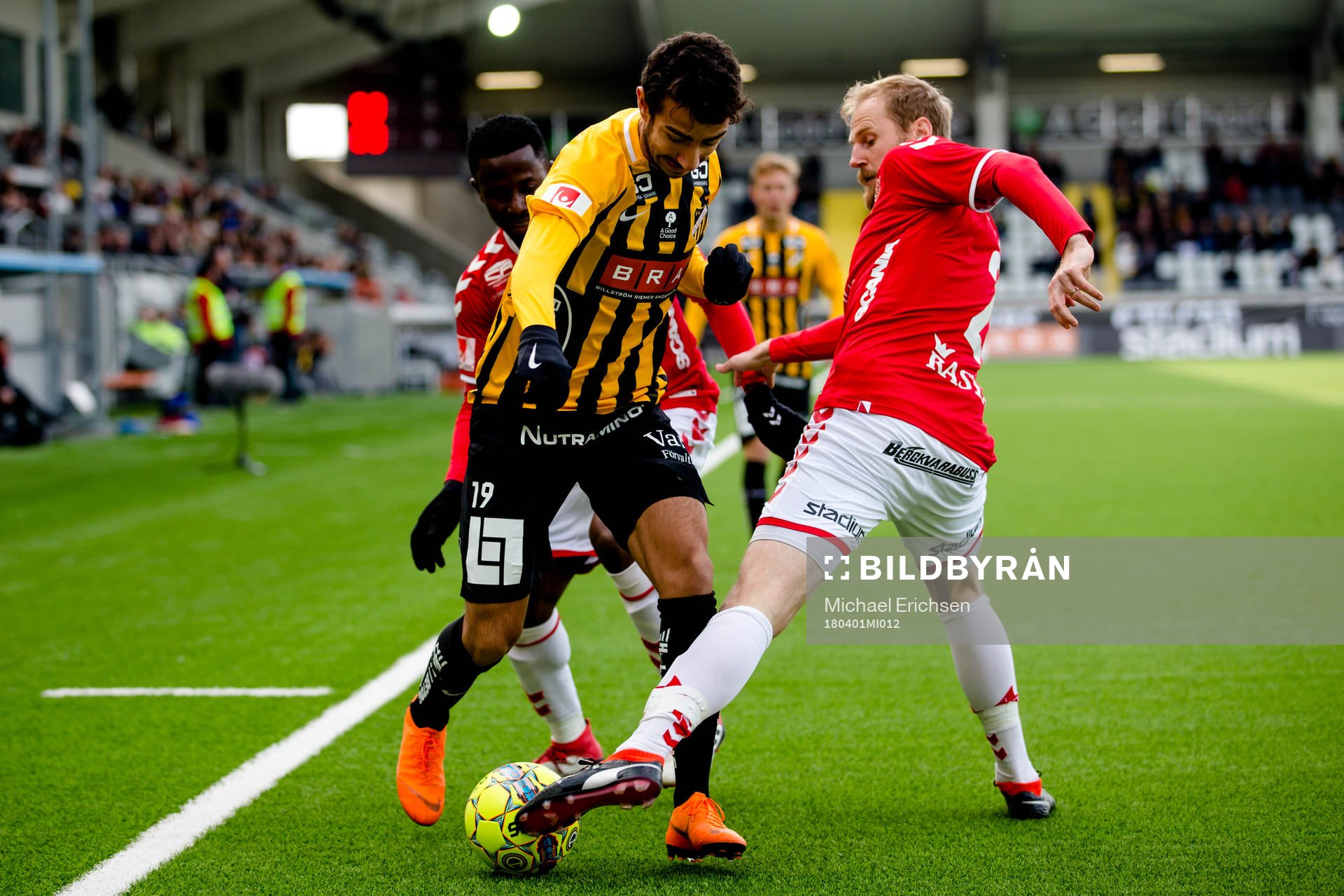 Häckens Daleho Irandust och Kalmars Markus Thorbjörnsson