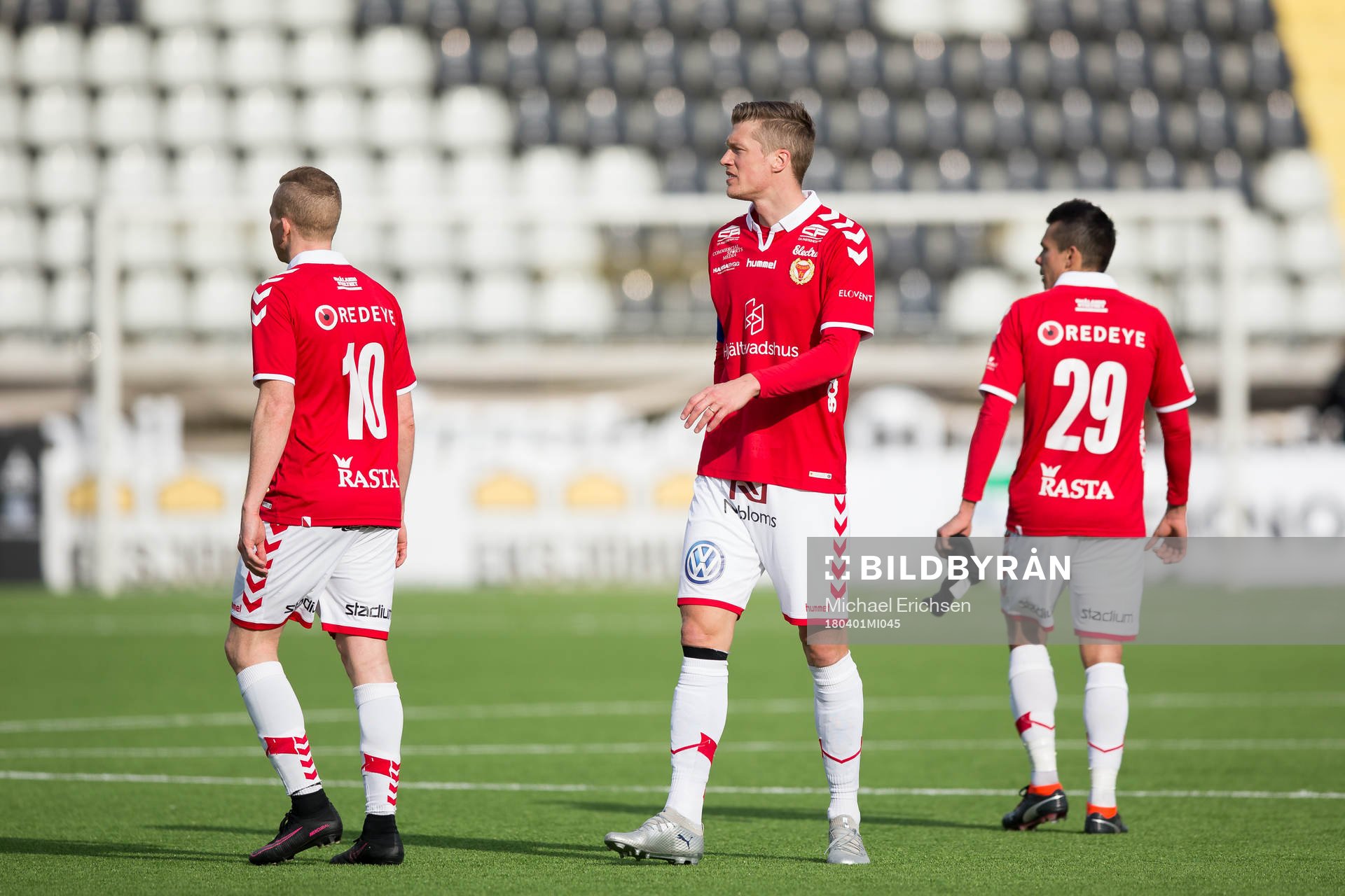 Kalmars Tobias Eriksson, Viktor Elm och Romário Pereira