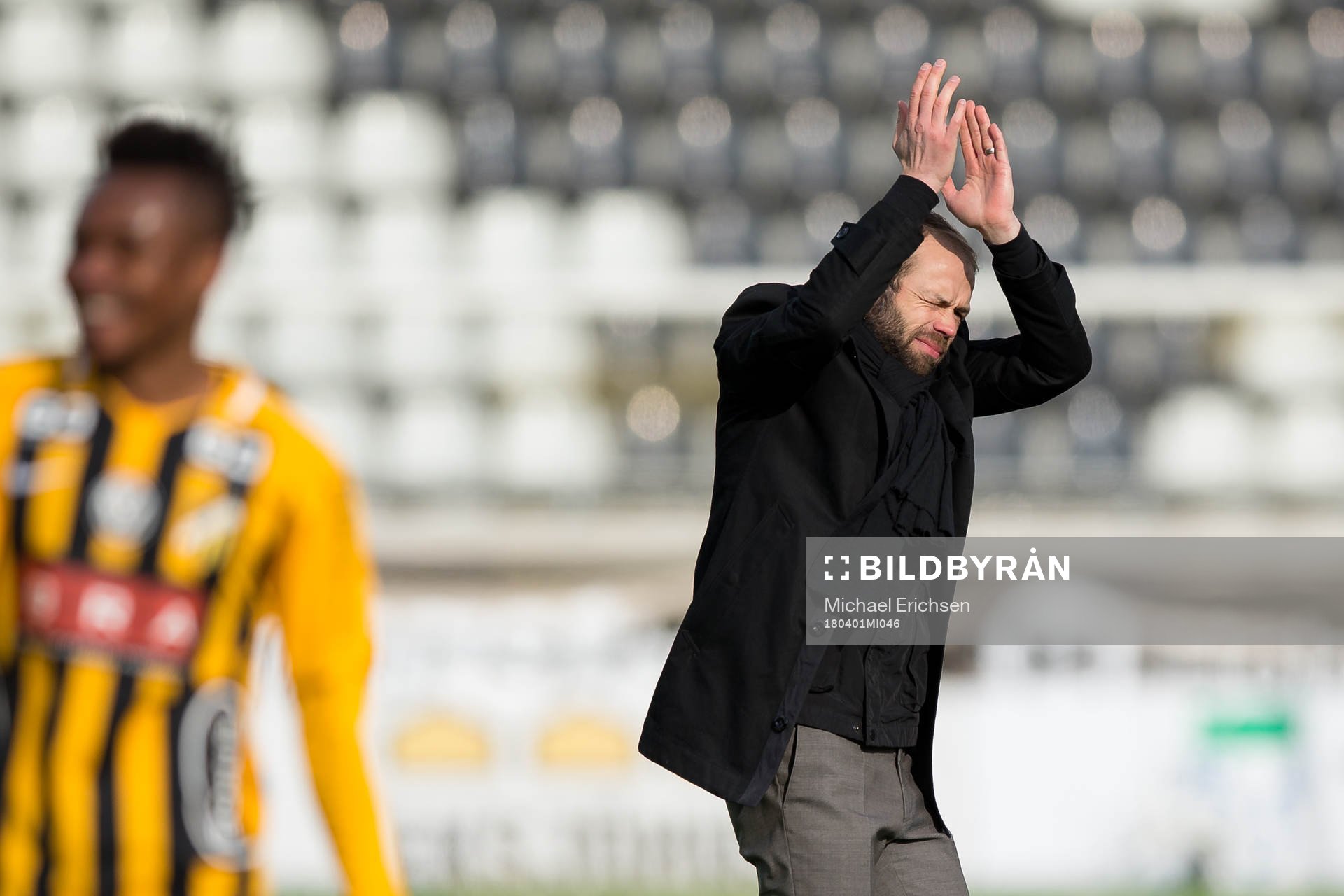 Häckens tränare Andreas Alm