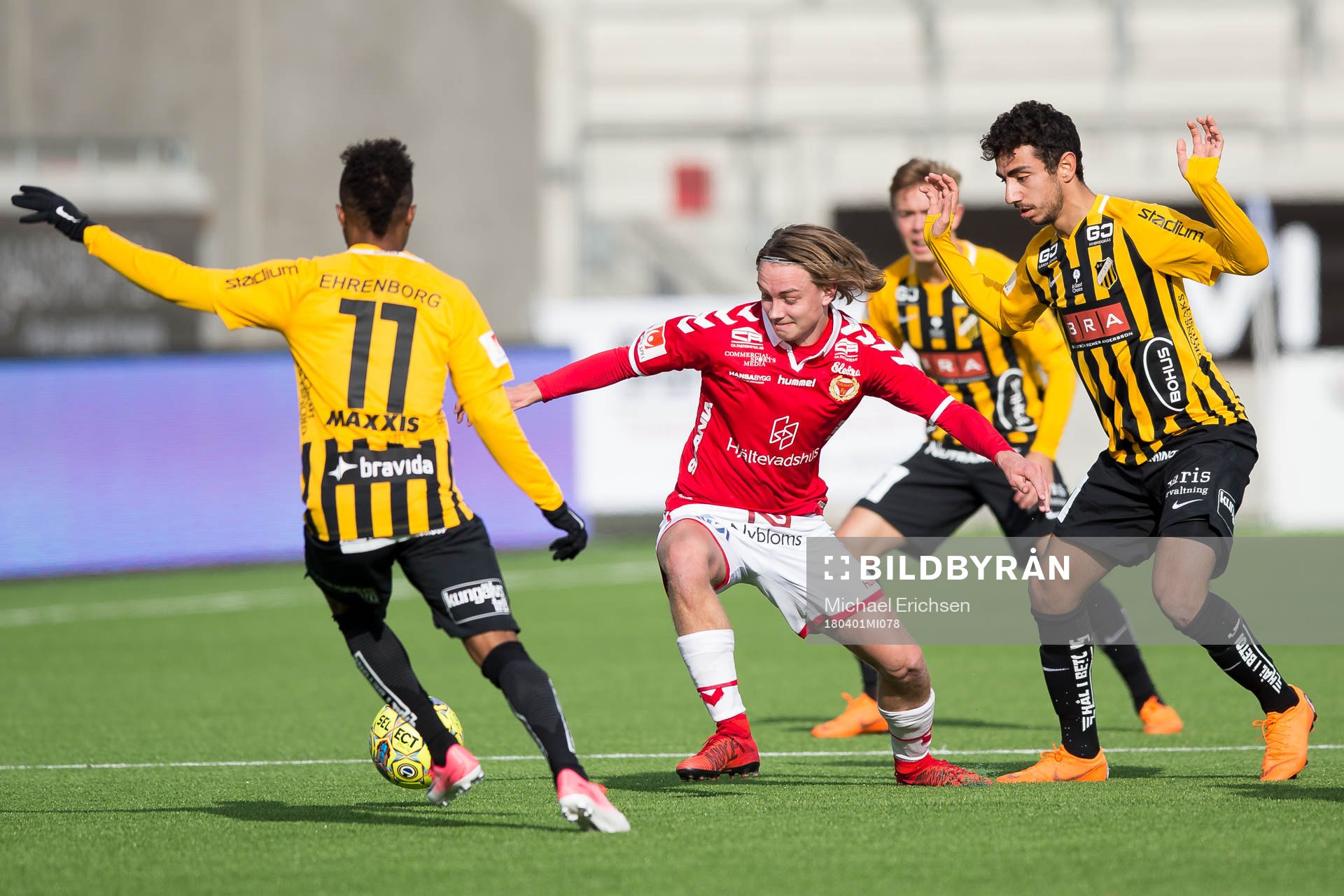 Kalmars Isak Magnusson mot Häckens Daleho Irandust