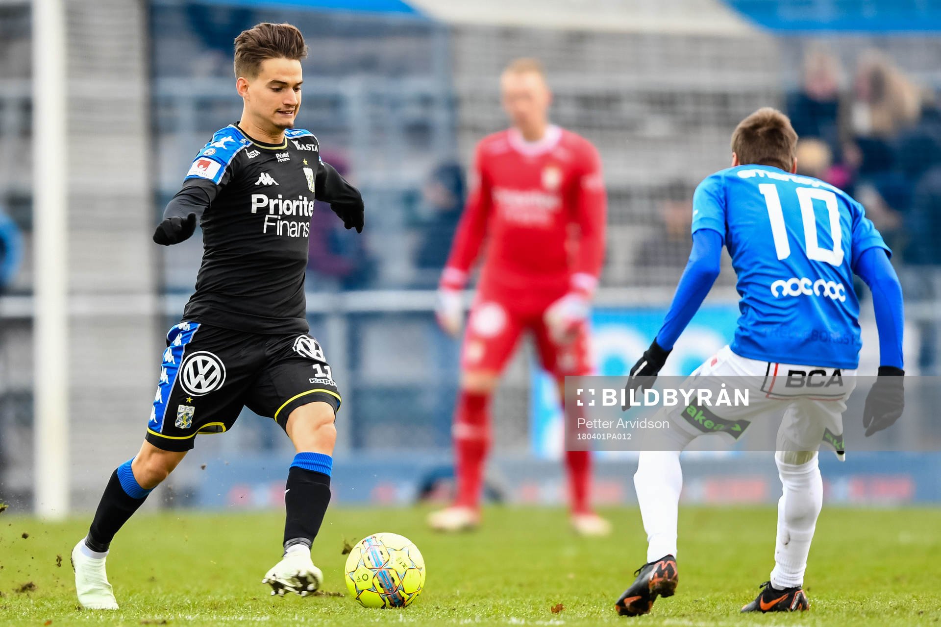 IFK Göteborgs Amin Affane och Trelleborgs Zoran Jovanovic