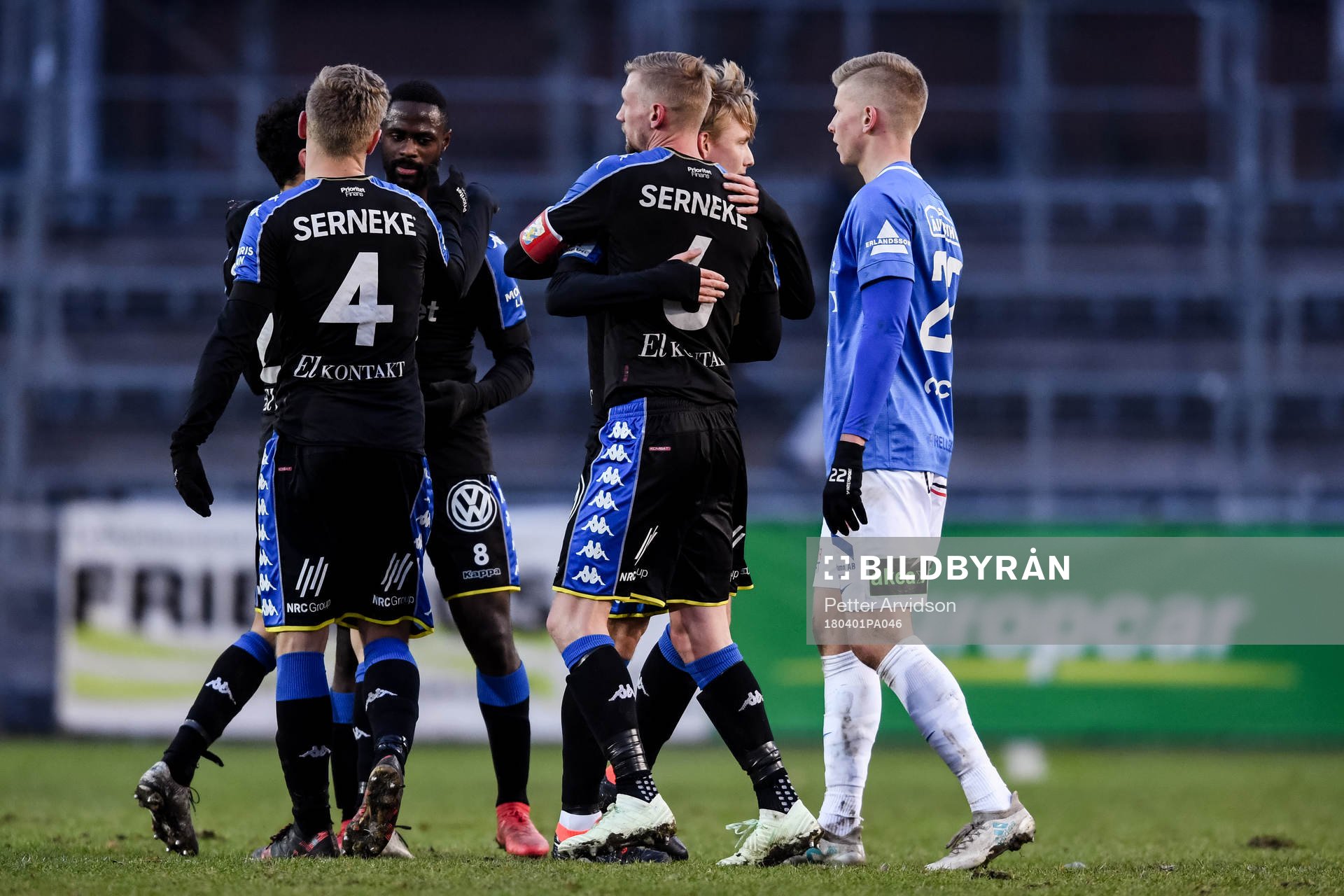 IFK Göteborgs spelare jublar